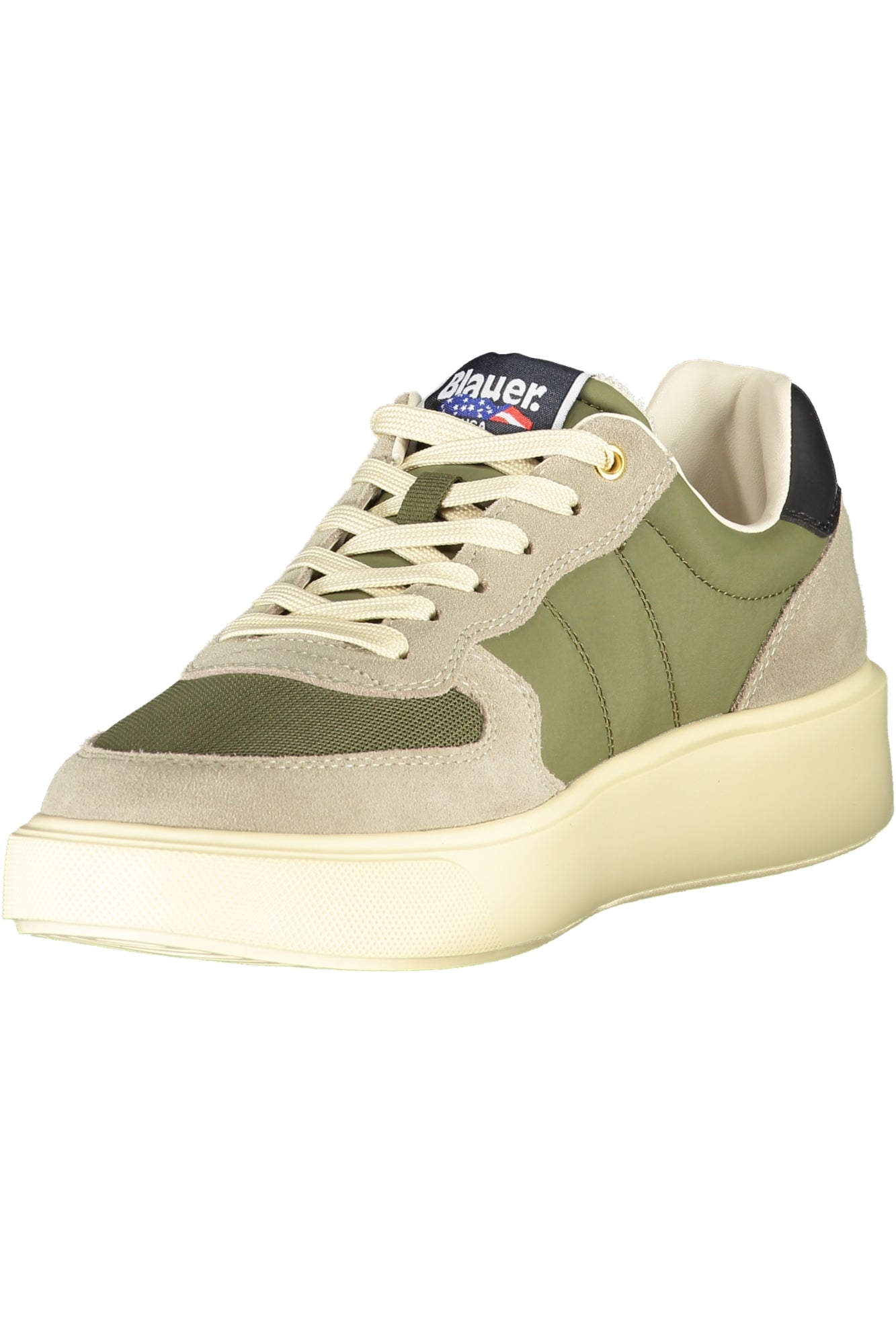 BLAUER Herren Sneaker – Sportschuh mit Schnürsenkel Grün