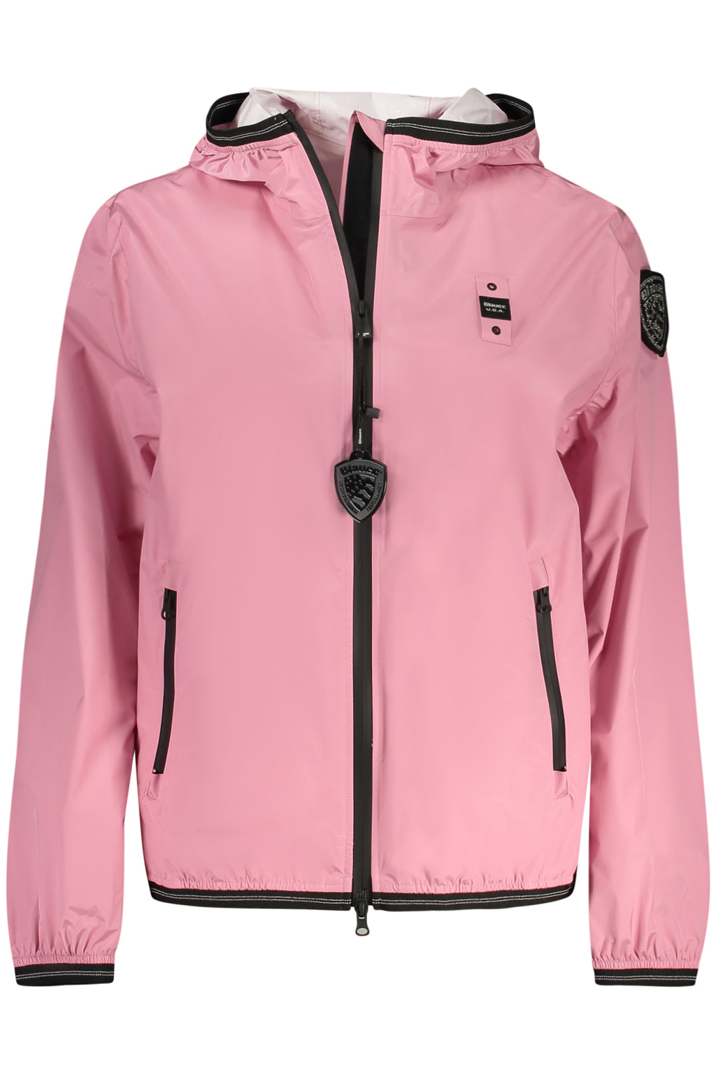 BLAUER DAMENJACKE ROSA