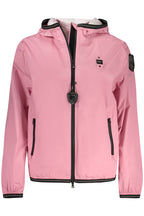 BLAUER DAMENJACKE ROSA
