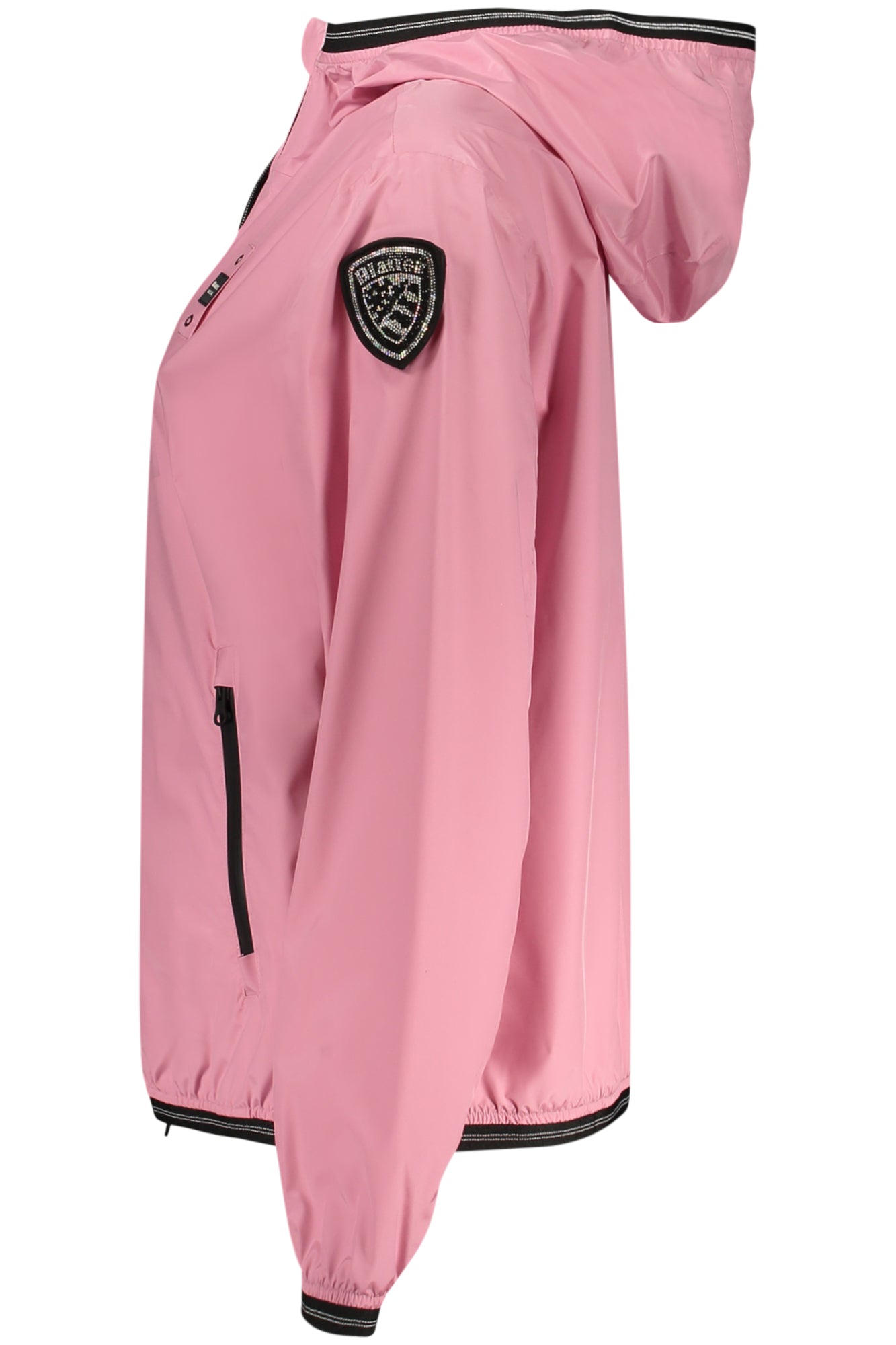 BLAUER DAMENJACKE ROSA