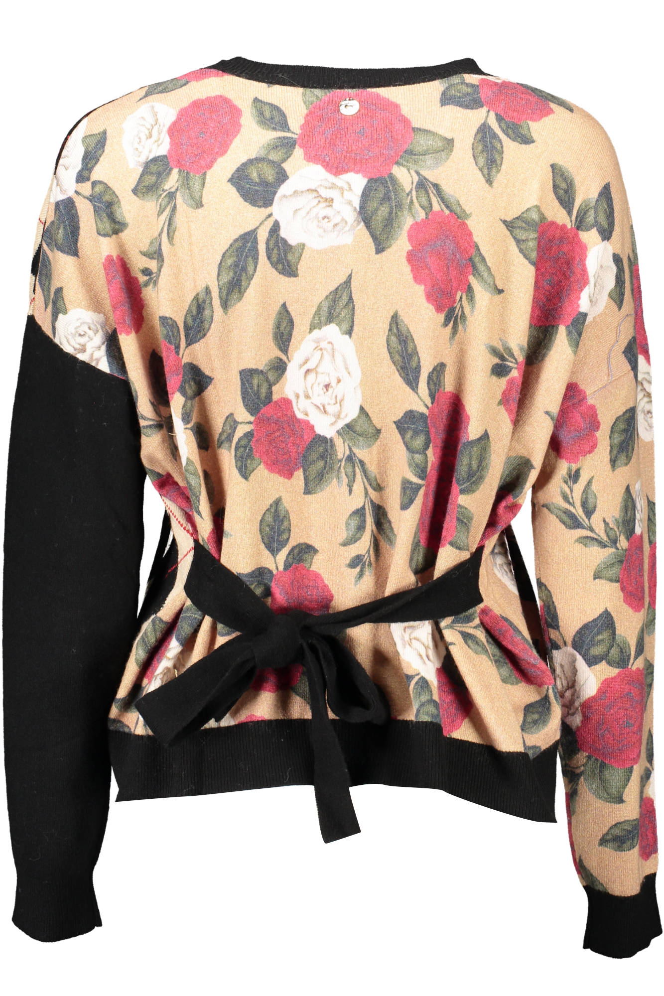 BLUGIRL Cardigan Damen Beige – Langarm-Cardigan mit Tailliergürtel für Herbst/Winter Zweitbild