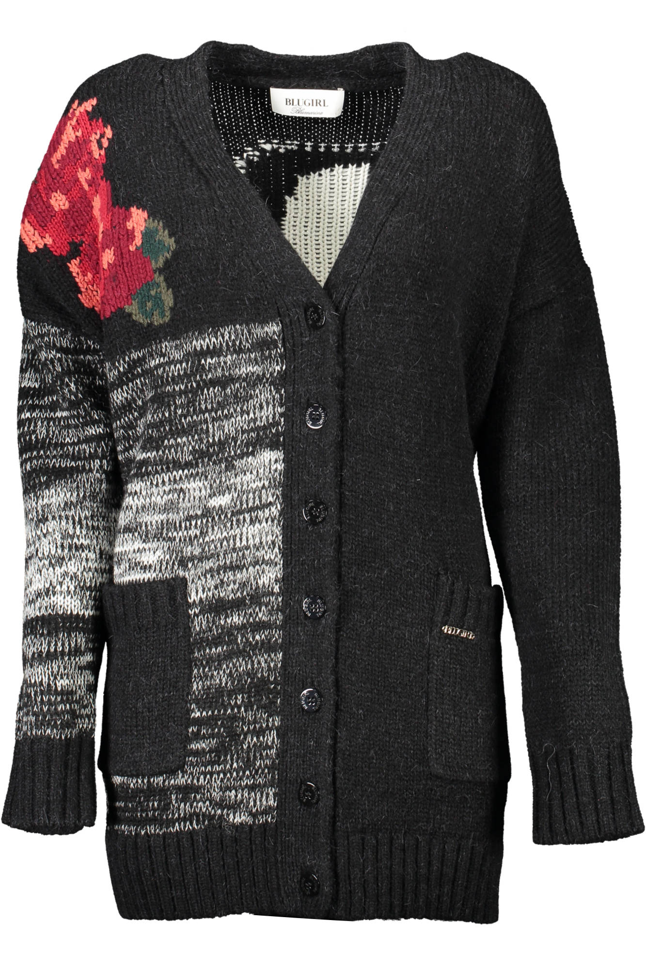 Blugirl Cardigan Frau Schwarz Schwarz