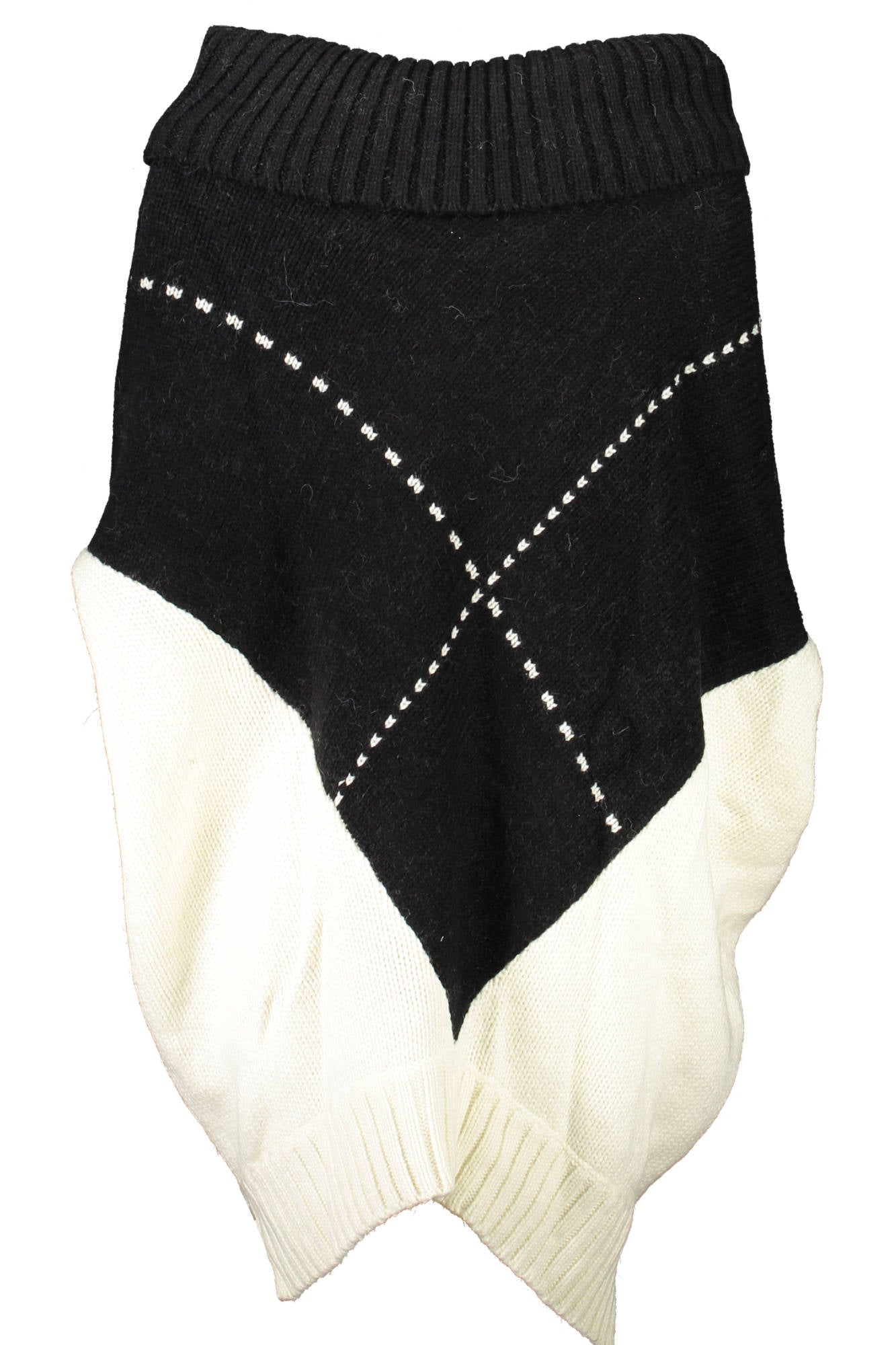 BLUGIRL Rollkragenpullover Damen – Weißer Winterpullover mit Alpaca-Anteil Weiß