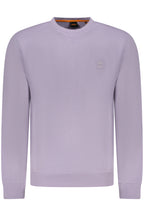 BOSS PURPLE HERREN-SWEATSHIRT MIT REISSVERSCHLUSS
