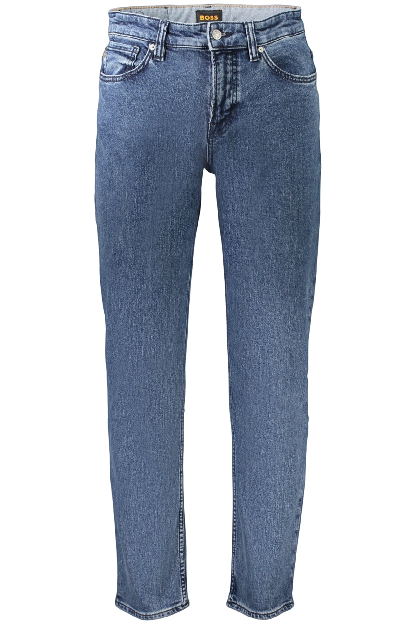 BOSS Herren Jeans – mit Taschen, mit Reißverschluss Blau Hauptbild