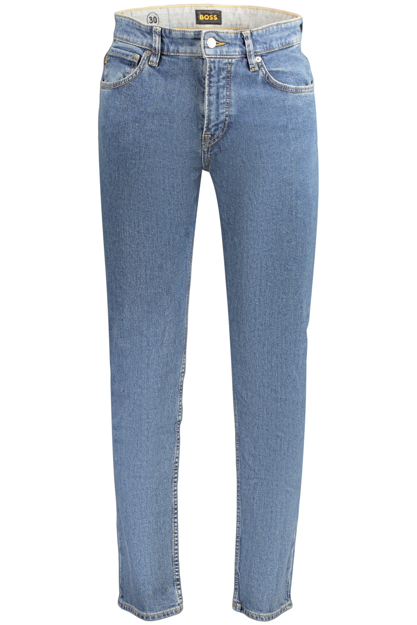 BOSS Herren Jeans – mit Taschen, mit Reißverschluss Blau