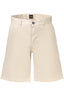 BOSS Herren Hosen – Bermuda, mit Taschen, mit Reißverschluss Beige