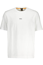 BOSS KURZARM T-SHIRT HERREN WEISS