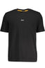 BOSS Kurzarm T-Shirt Herren Schwarz – Lockere Passform aus Bio-Baumwolle Schwarz