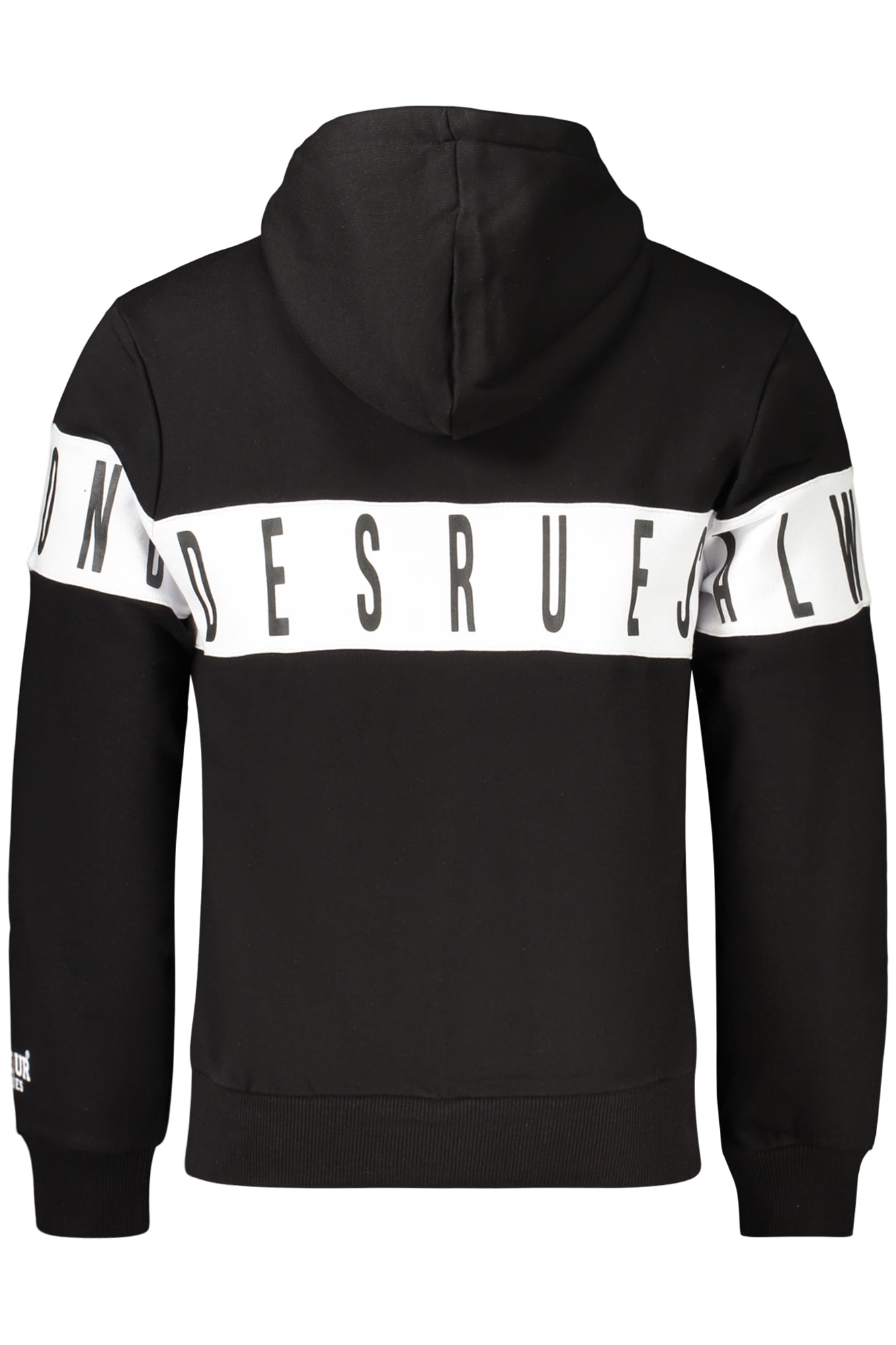 BOXEUR DES RUES Herren Sweatshirt – mit Kapuze, Fleece Schwarz