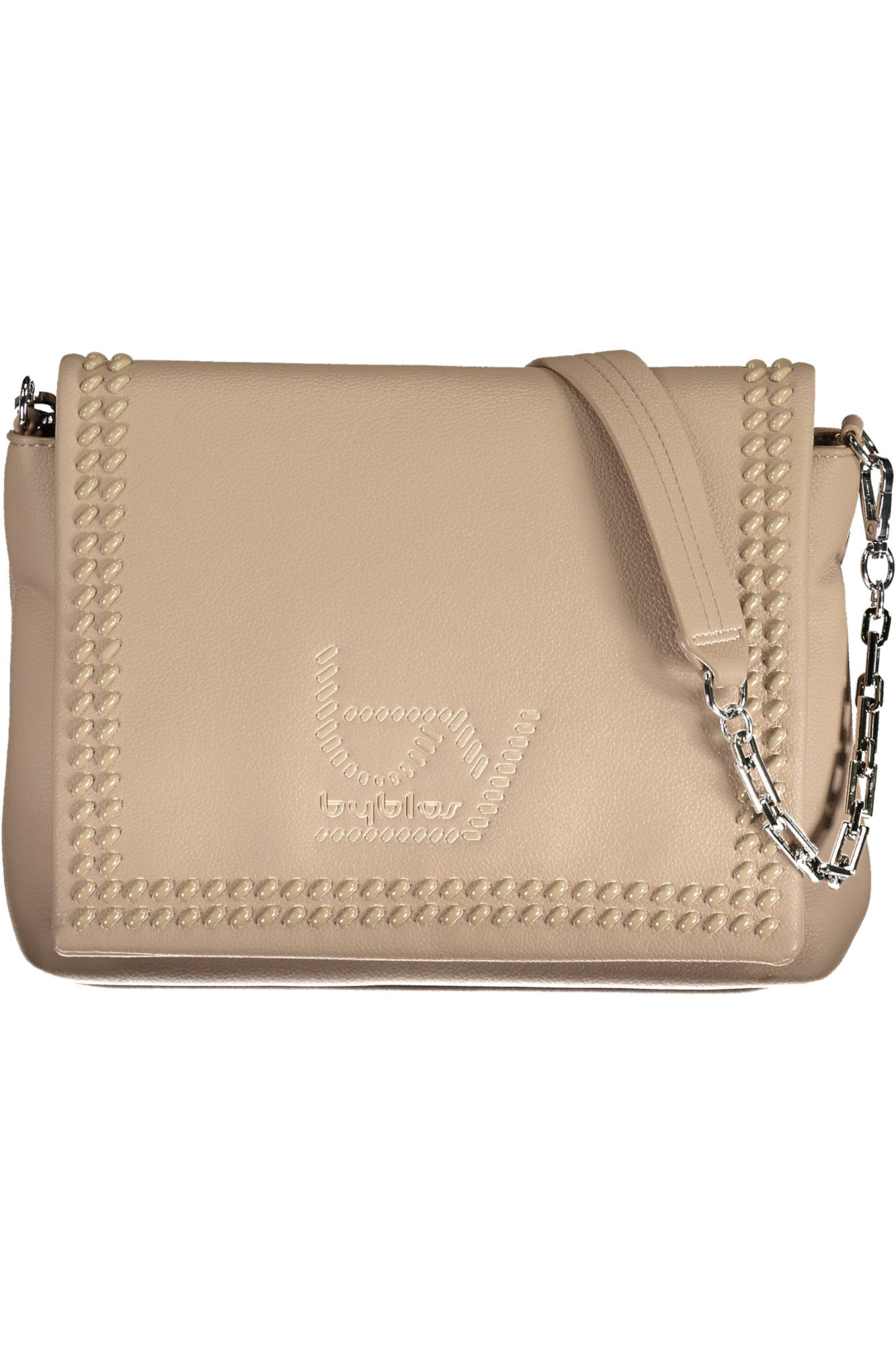 BYBLOS Beige Damentasche – Elegante Umhängetasche für Damen mit Kettendetail Beige