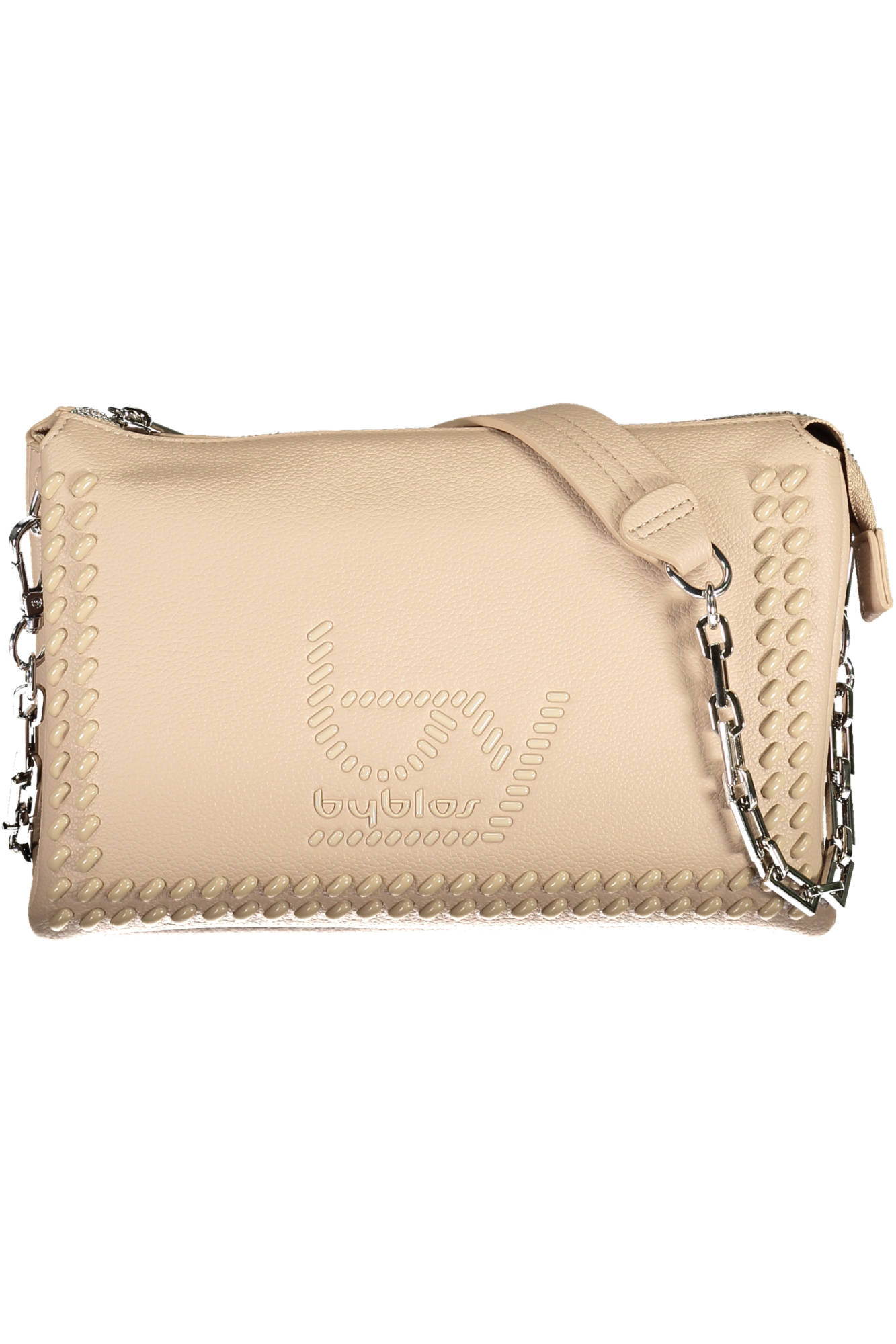 BYBLOS Beige Damentasche – Elegante Schultertasche für Damen mit Kettengriff Beige Hauptbild