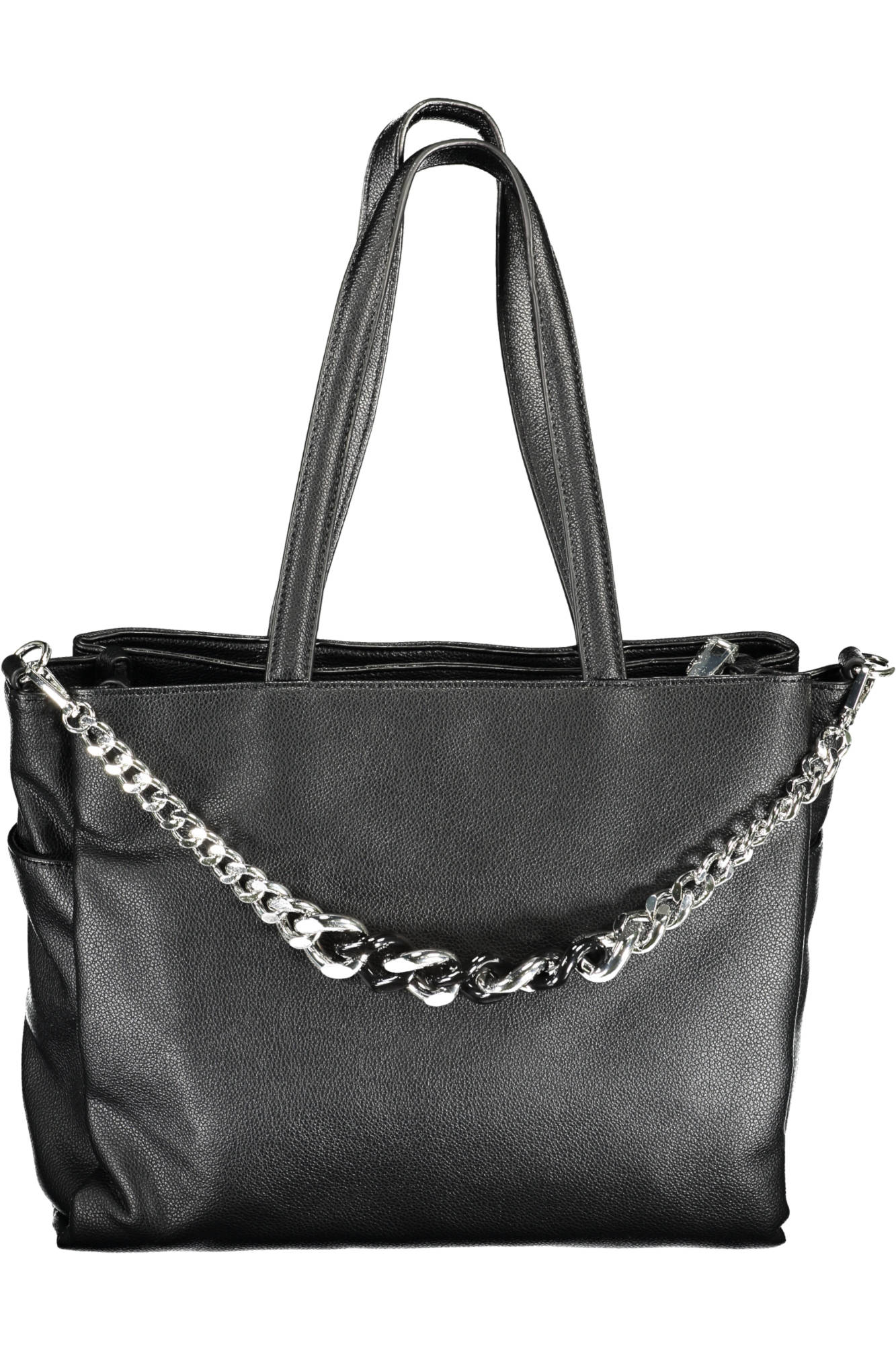 BYBLOS Schwarze Damentasche – Elegante Handtasche für Damen mit Kettengurt Schwarz