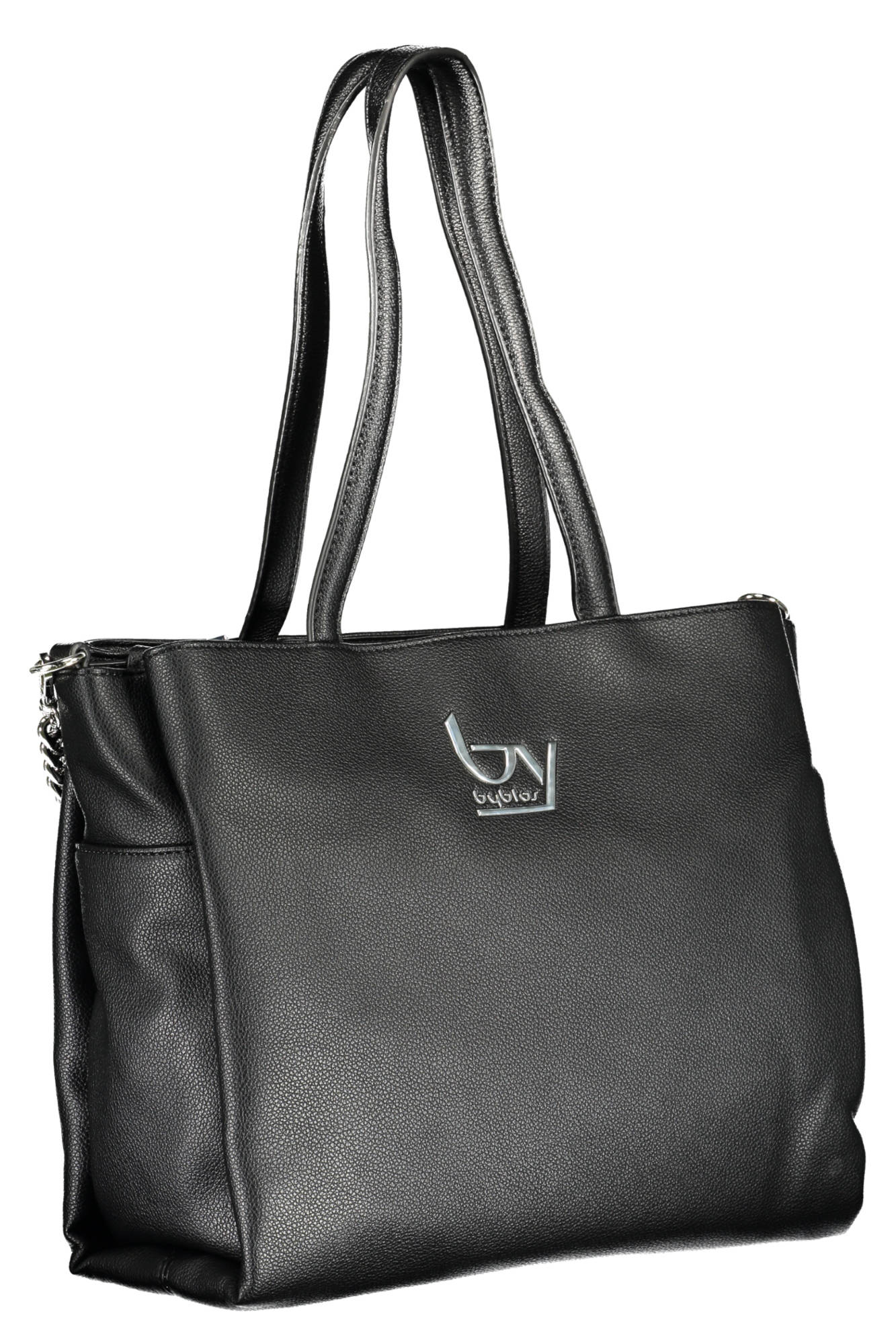 BYBLOS Schwarze Damentasche – Elegante Handtasche für Damen mit Kettengurt Schwarz