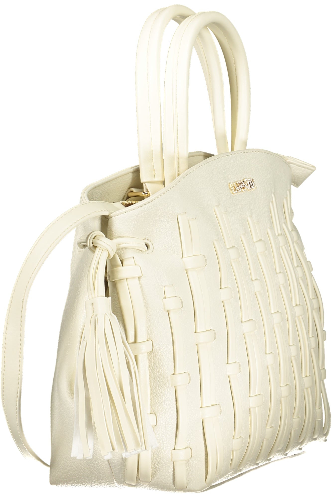 CAFENOIR Weisse Damentasche – Elegante Handtasche für Damen mit Schultergurt Weiß