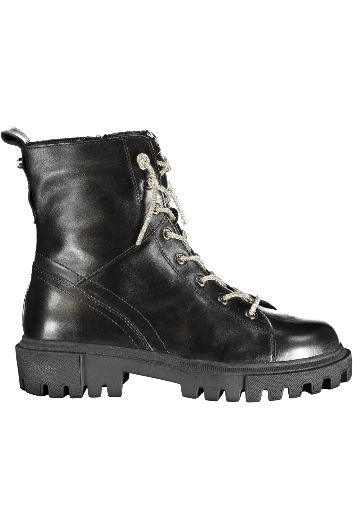 CAFENOIR Schwarze Damen-Stiefeletten – Knöchelstiefel mit Schnürung | soulluna.de Schwarz