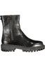 CAFENOIR Schwarze Damen-Stiefeletten – Knöchelstiefel mit seitlichem Reißverschluss Schwarz