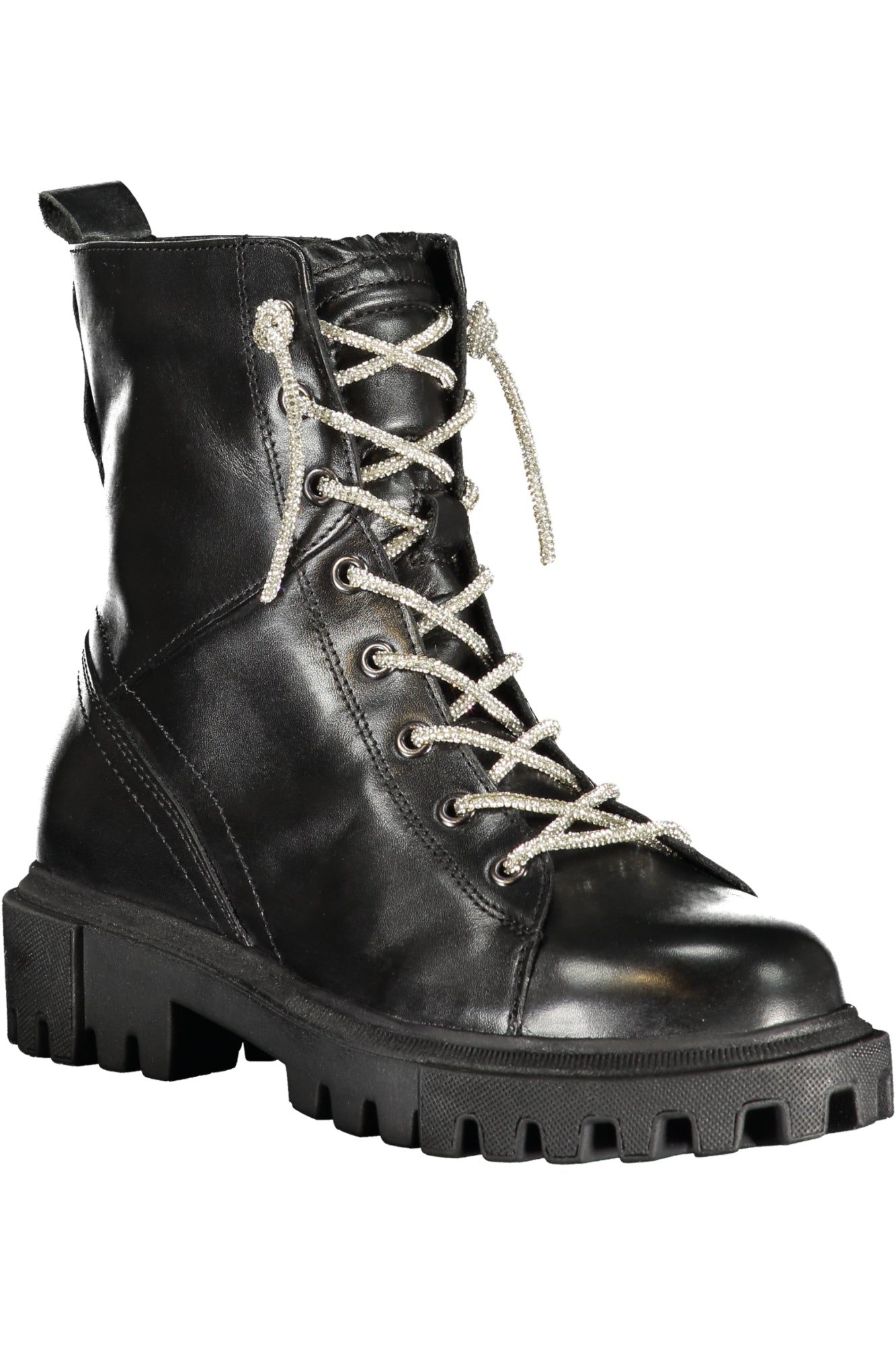 CAFENOIR Schwarze Damen-Stiefeletten – Knöchelstiefel mit Schnürung | soulluna.de Schwarz