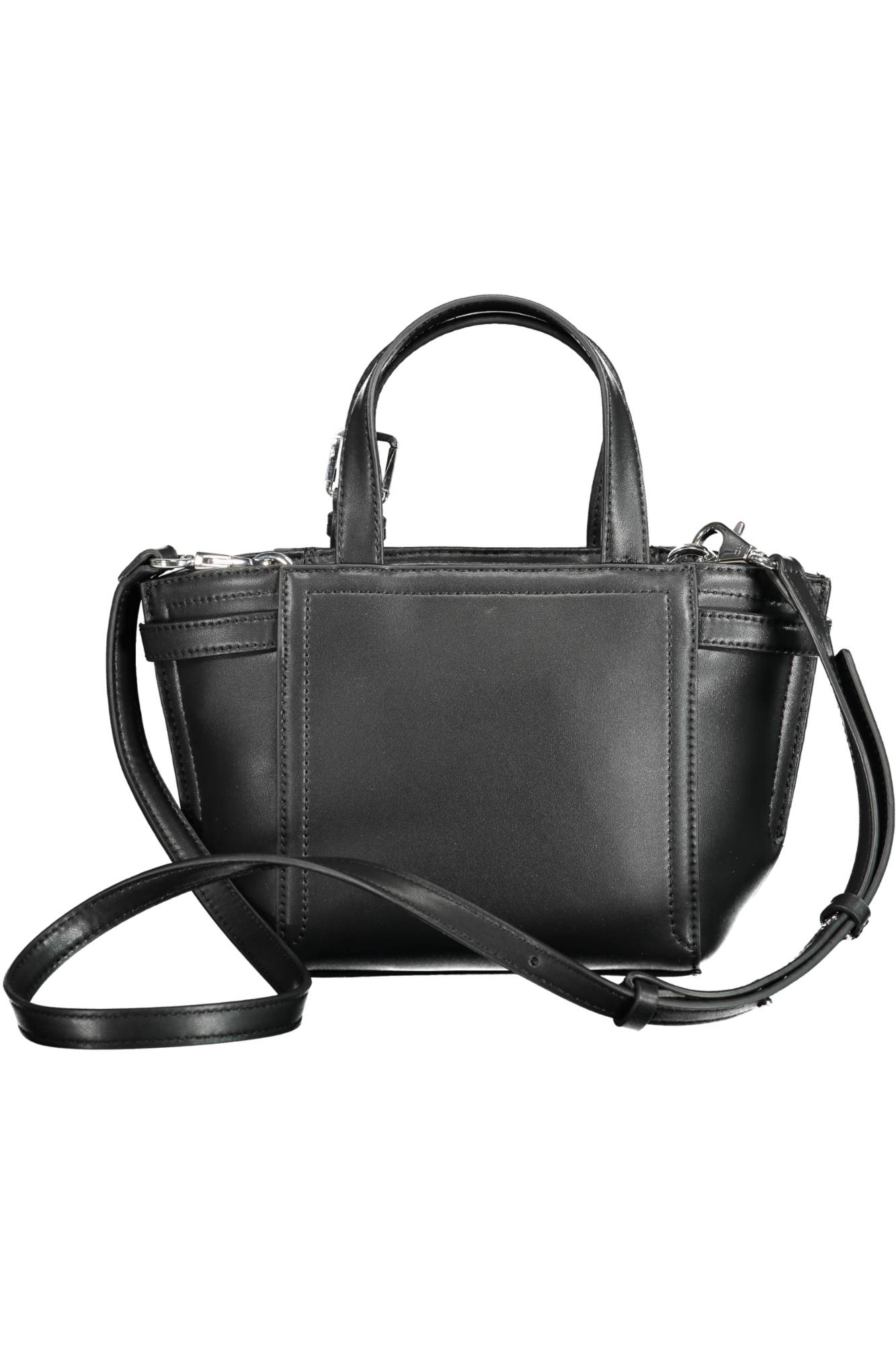 CALVIN KLEIN Damen Tasche Weiß – Recyceltes Polyester mit Schultergurt Schwarz