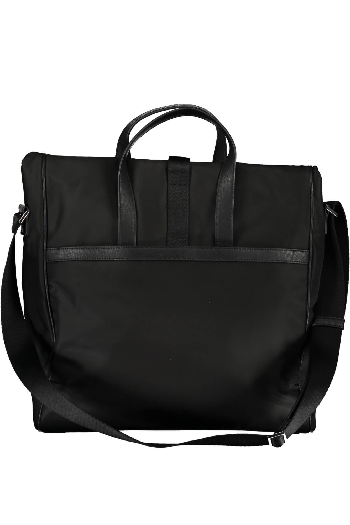 CALVIN KLEIN Manntasche Herren – Schwarze Tasche mit Laptopfach | Recycelter Polyester Schwarz