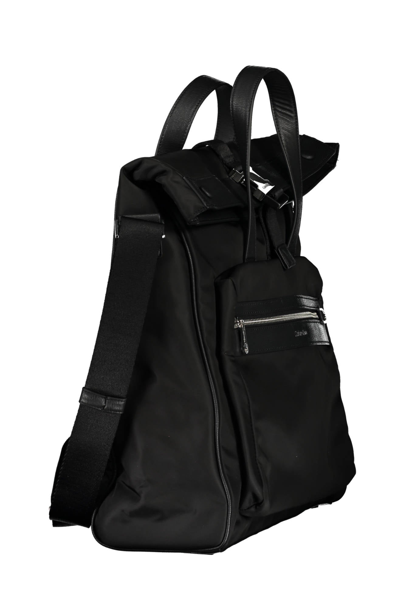 CALVIN KLEIN Manntasche Herren – Schwarze Tasche mit Laptopfach | Recycelter Polyester Schwarz