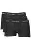 CALVIN KLEIN Boxershorts Herren – Schwarzes 3er-Pack aus Baumwolle Schwarz