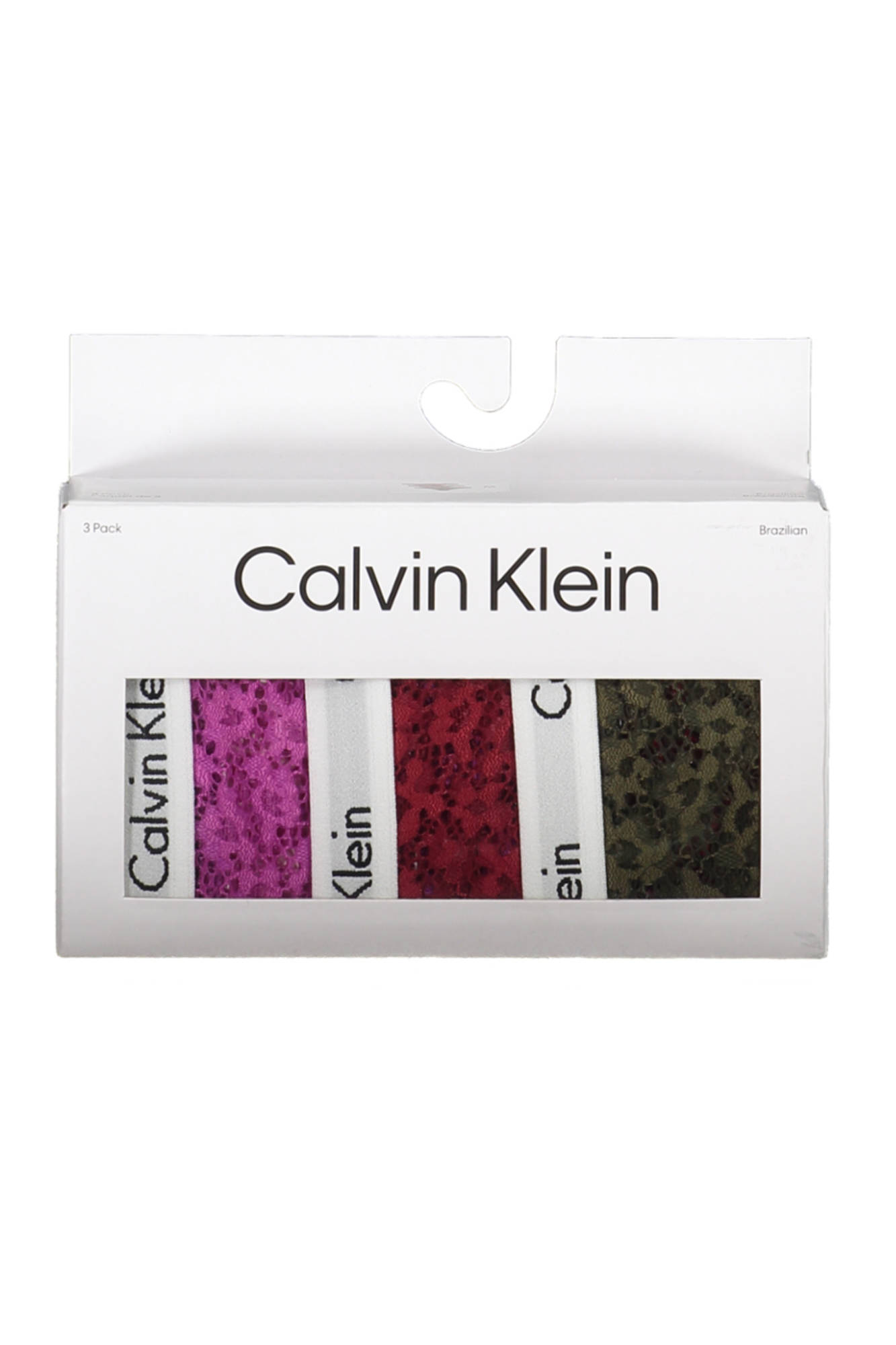 CALVIN KLEIN Brasilianische Slips Damen – Dreierpack in Grün | Elastischer Bund Grün