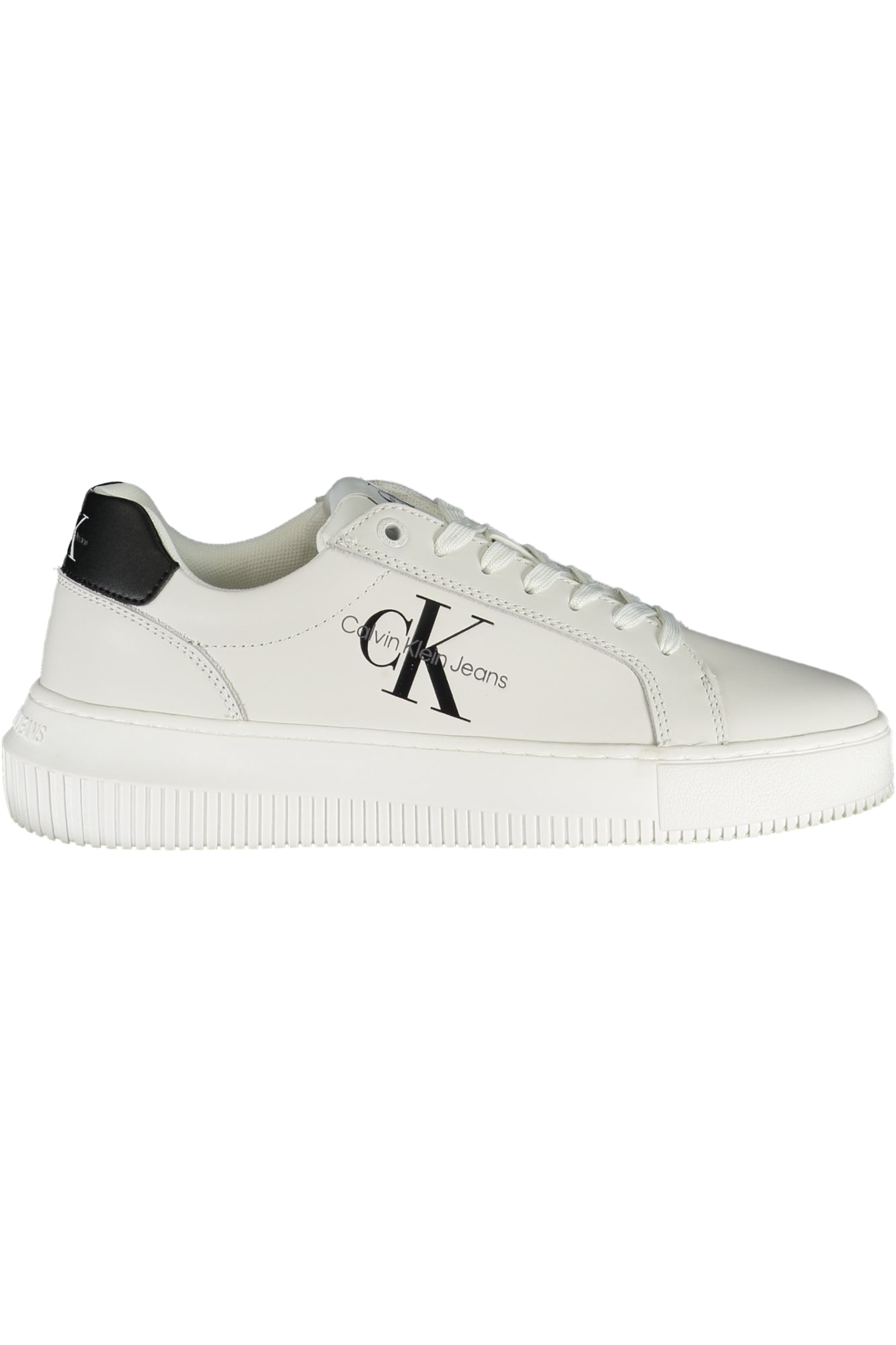 CALVIN KLEIN Damen Sneaker – Sportschuh mit Schnürsenkeln Weiß