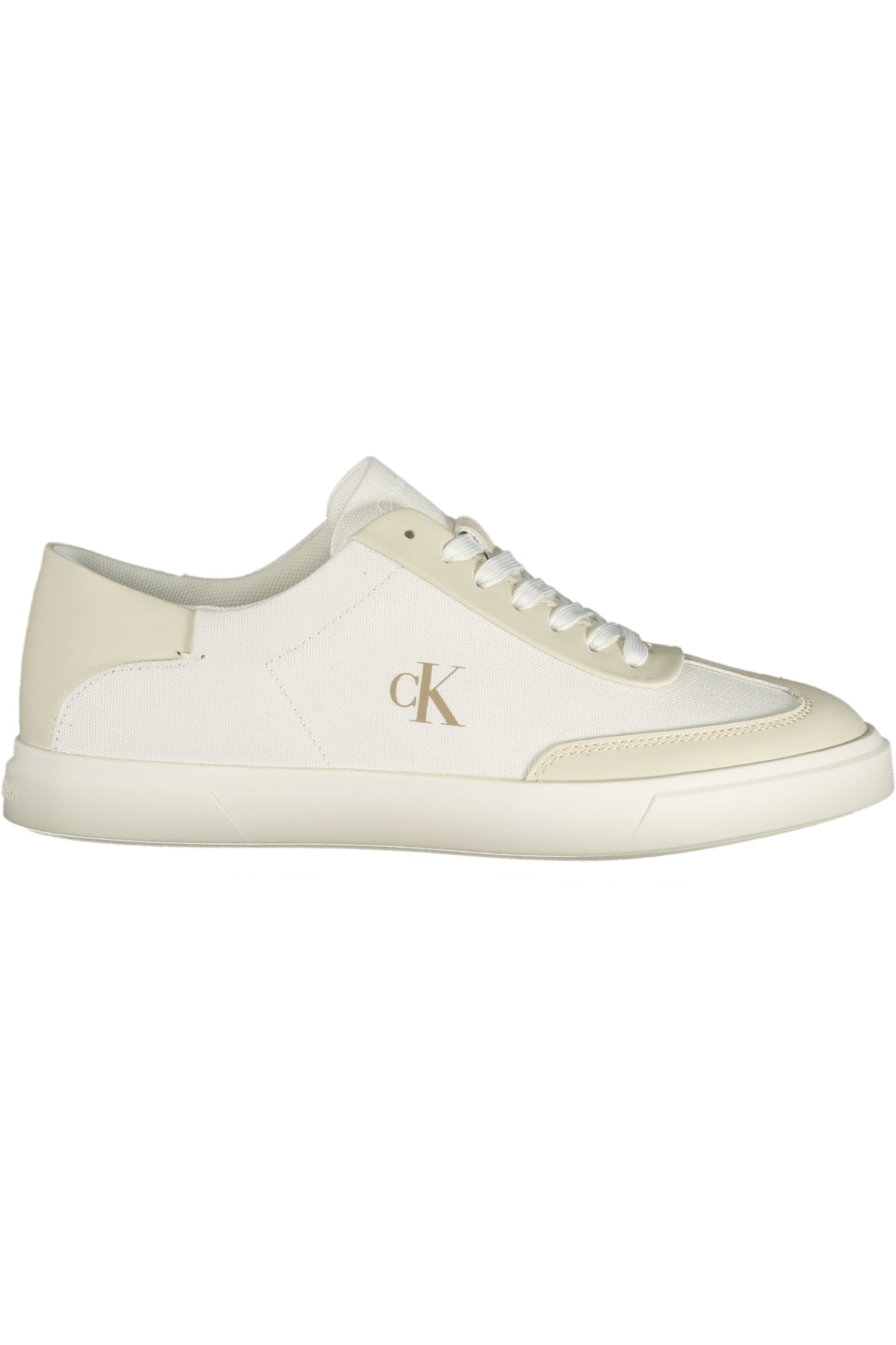 CALVIN KLEIN Damen Sneaker – Sportschuh mit Schnürsenkeln Weiß