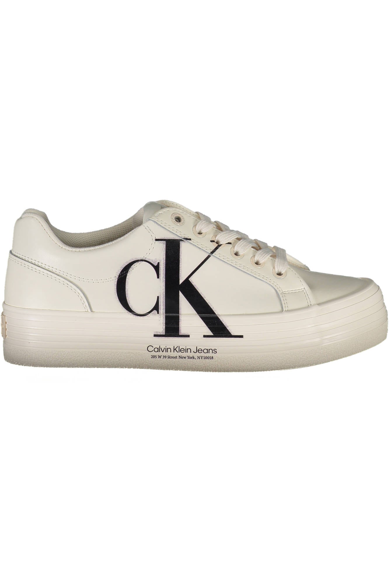 Calvin Klein Schwarze Damen-Sportschuhe Weiß