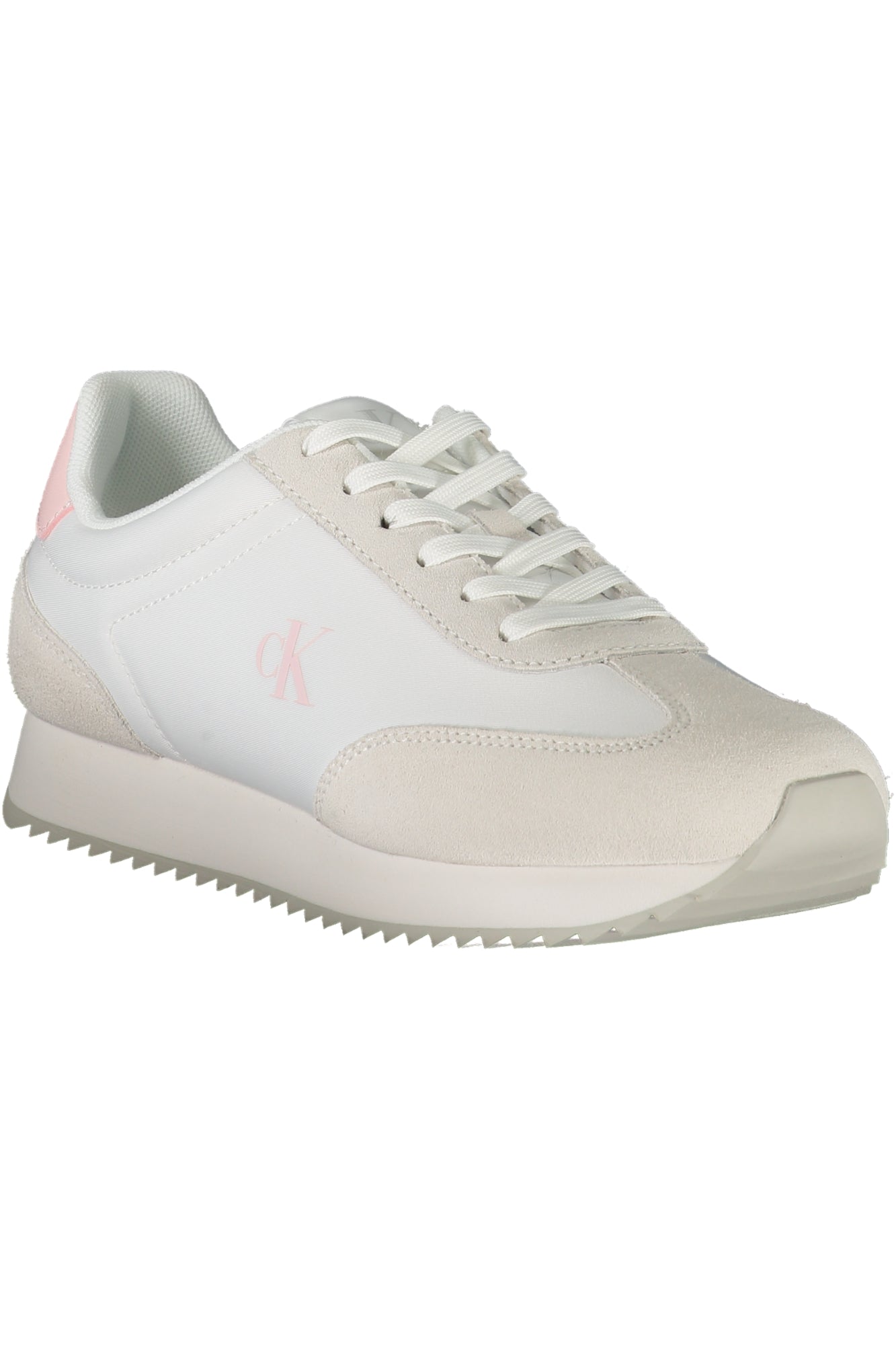CALVIN KLEIN Damen Sneaker – Sportschuh mit Schnürsenkel Weiß
