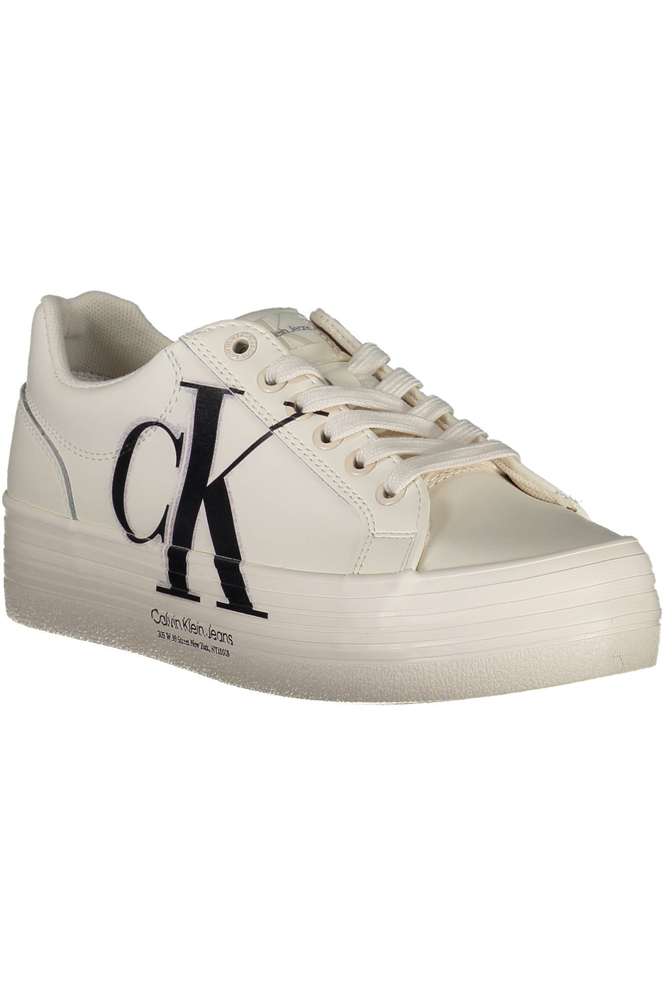 Calvin Klein Schwarze Damen-Sportschuhe Weiß