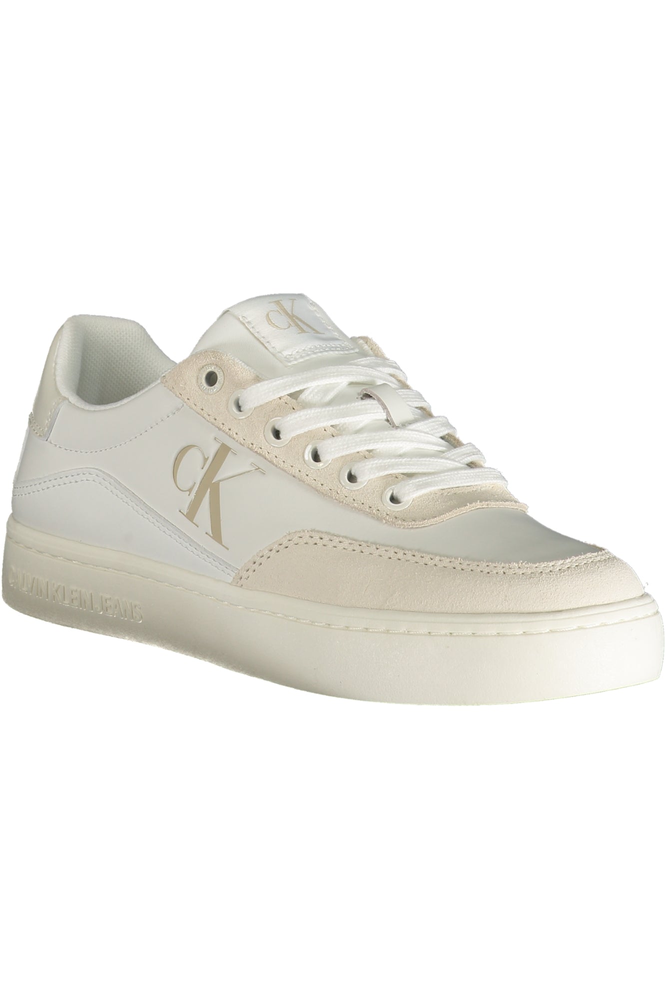 Calvin Klein Weisse Sportschuhe Für Damen Weiß