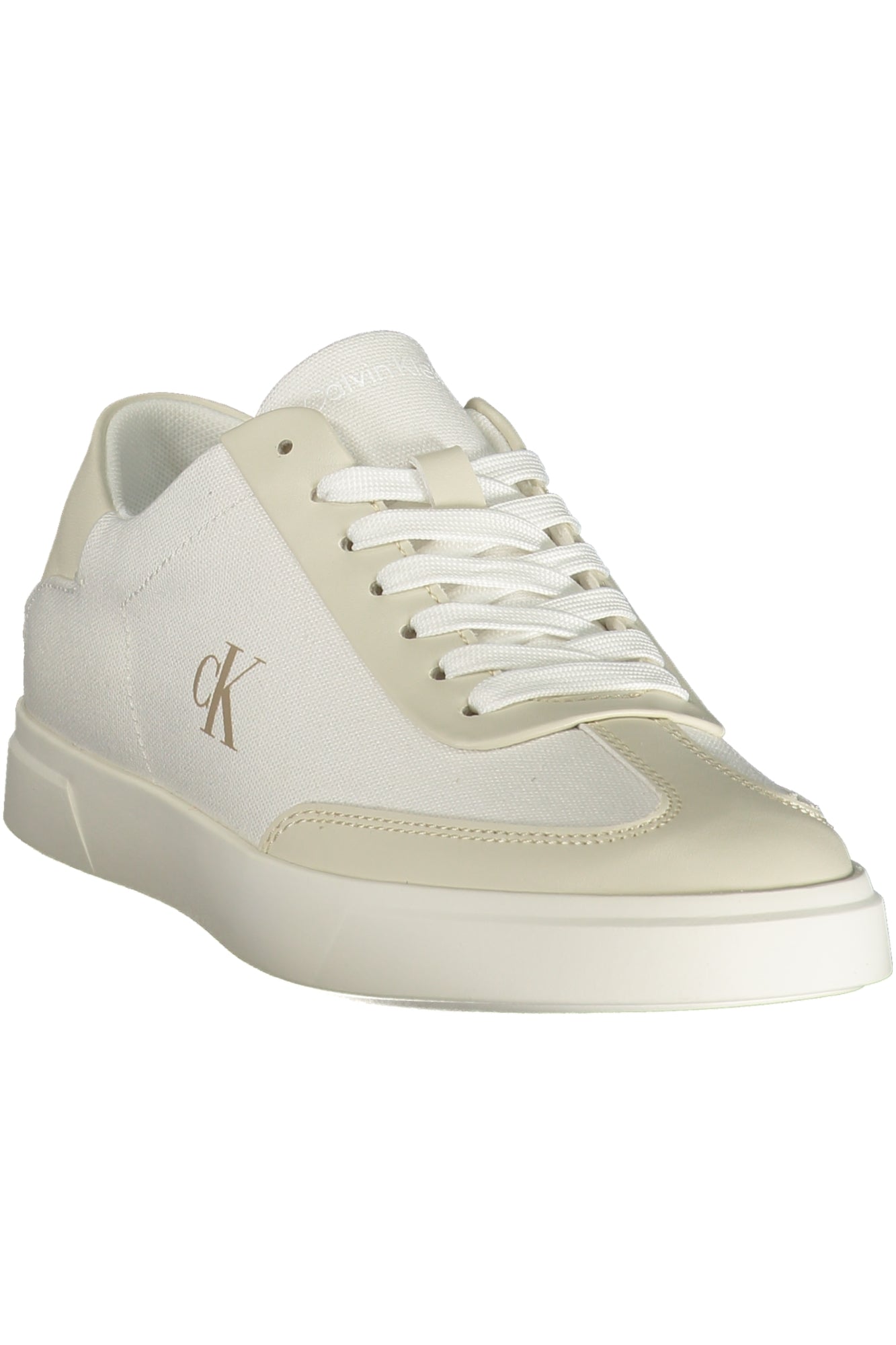 CALVIN KLEIN Damen Sneaker – Sportschuh mit Schnürsenkeln Weiß