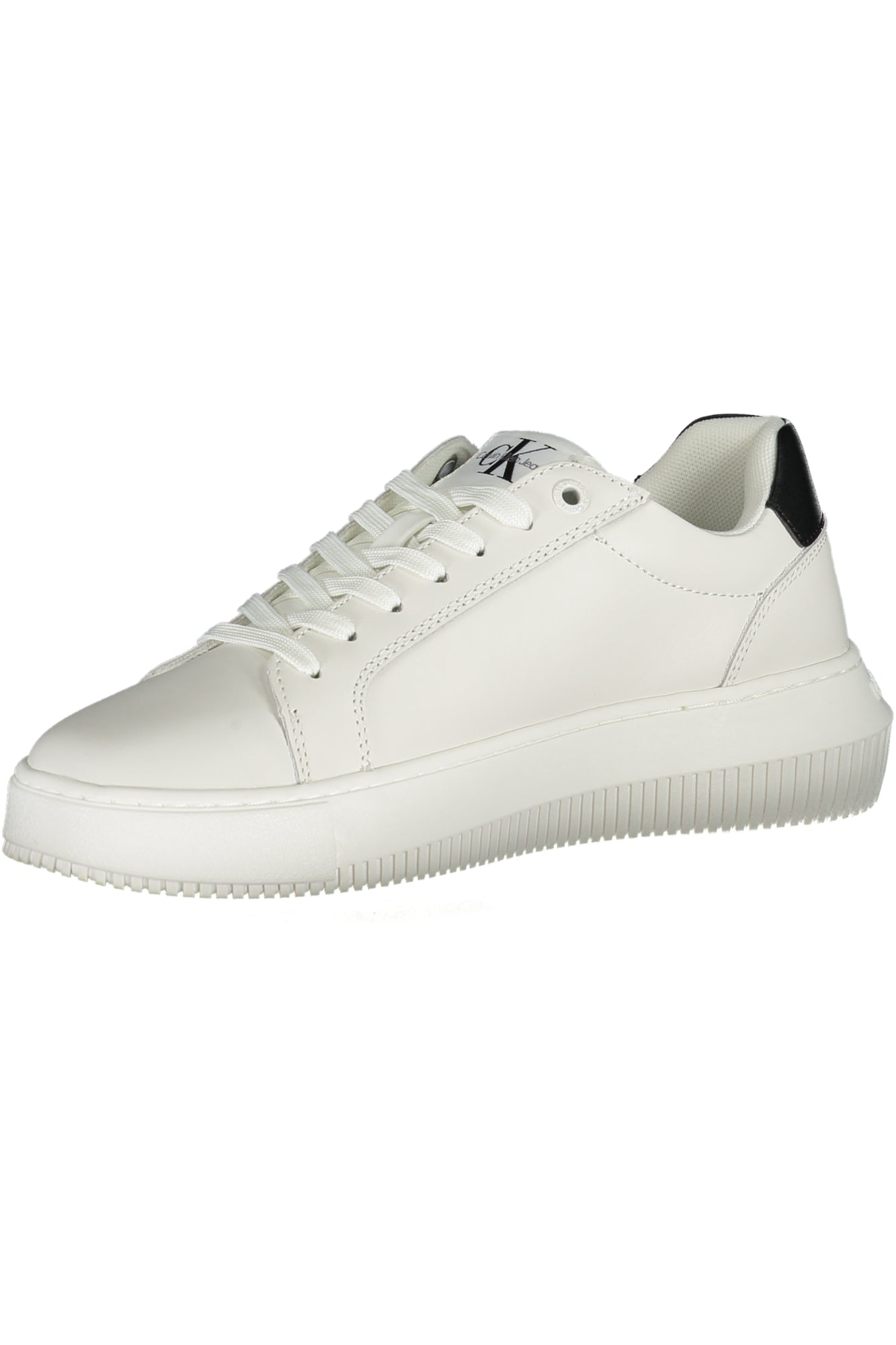 CALVIN KLEIN Damen Sneaker – Sportschuh mit Schnürsenkeln Weiß