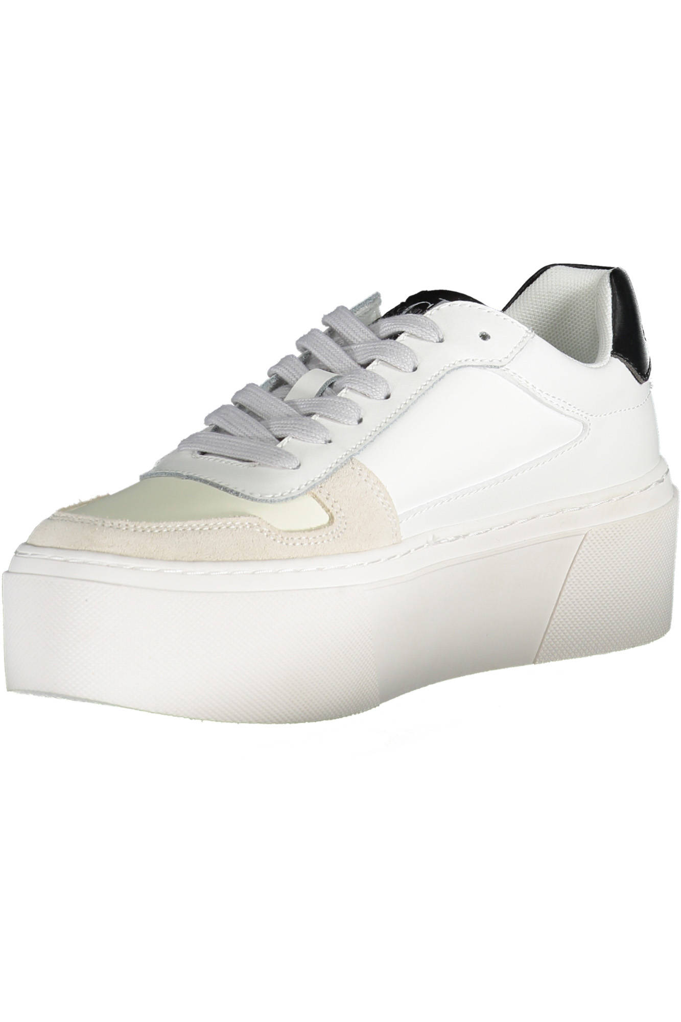 CALVIN KLEIN Damen Sneaker – Sportschuh mit Schnürsenkeln Weiß