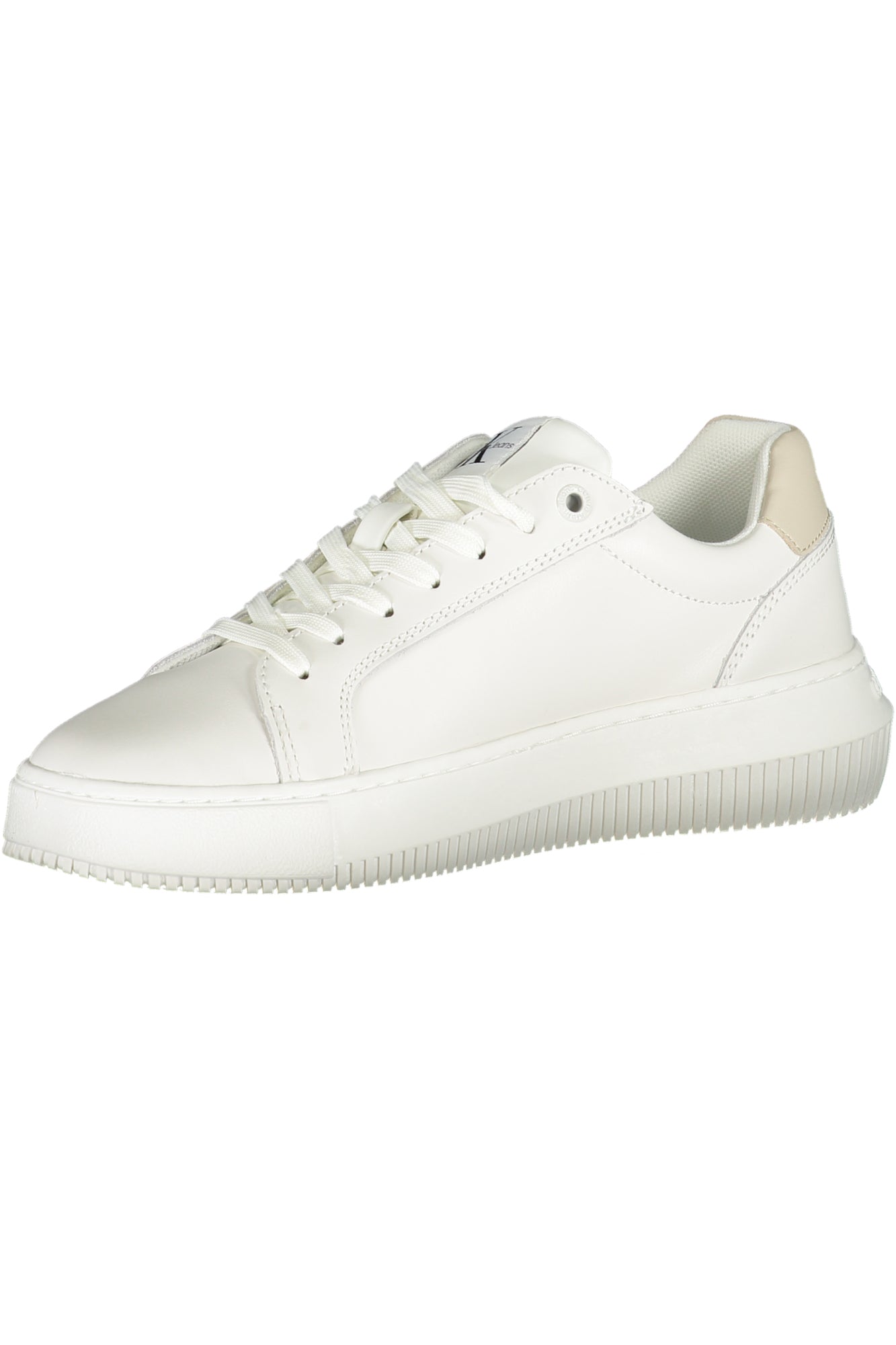 CALVIN KLEIN Damen Sneaker – Sportschuh mit Schnürsenkeln Weiß