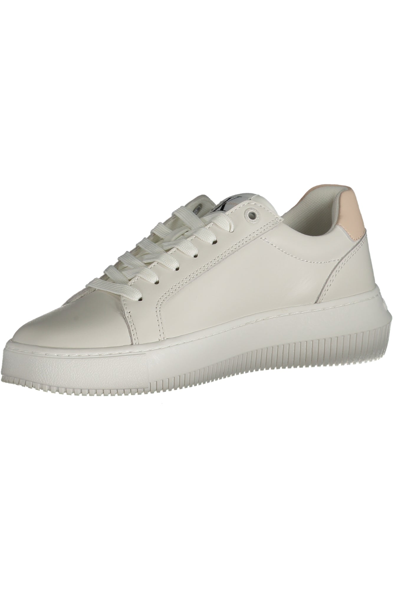 CALVIN KLEIN Damen Sneaker – Sportschuh mit Schnürsenkeln Weiß