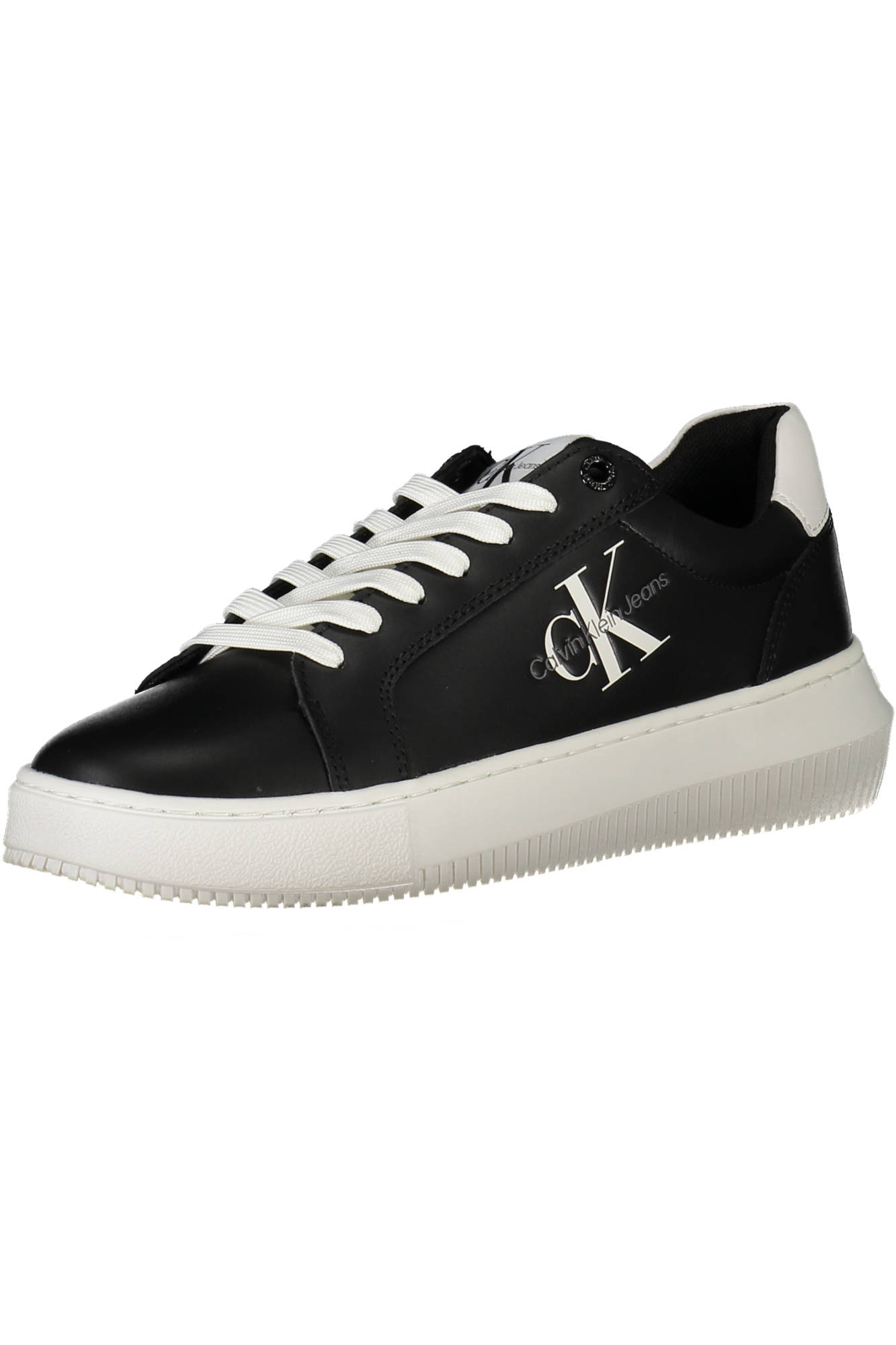 CALVIN KLEIN Damen Sneaker – Sportschuh mit Schnürsenkeln Schwarz