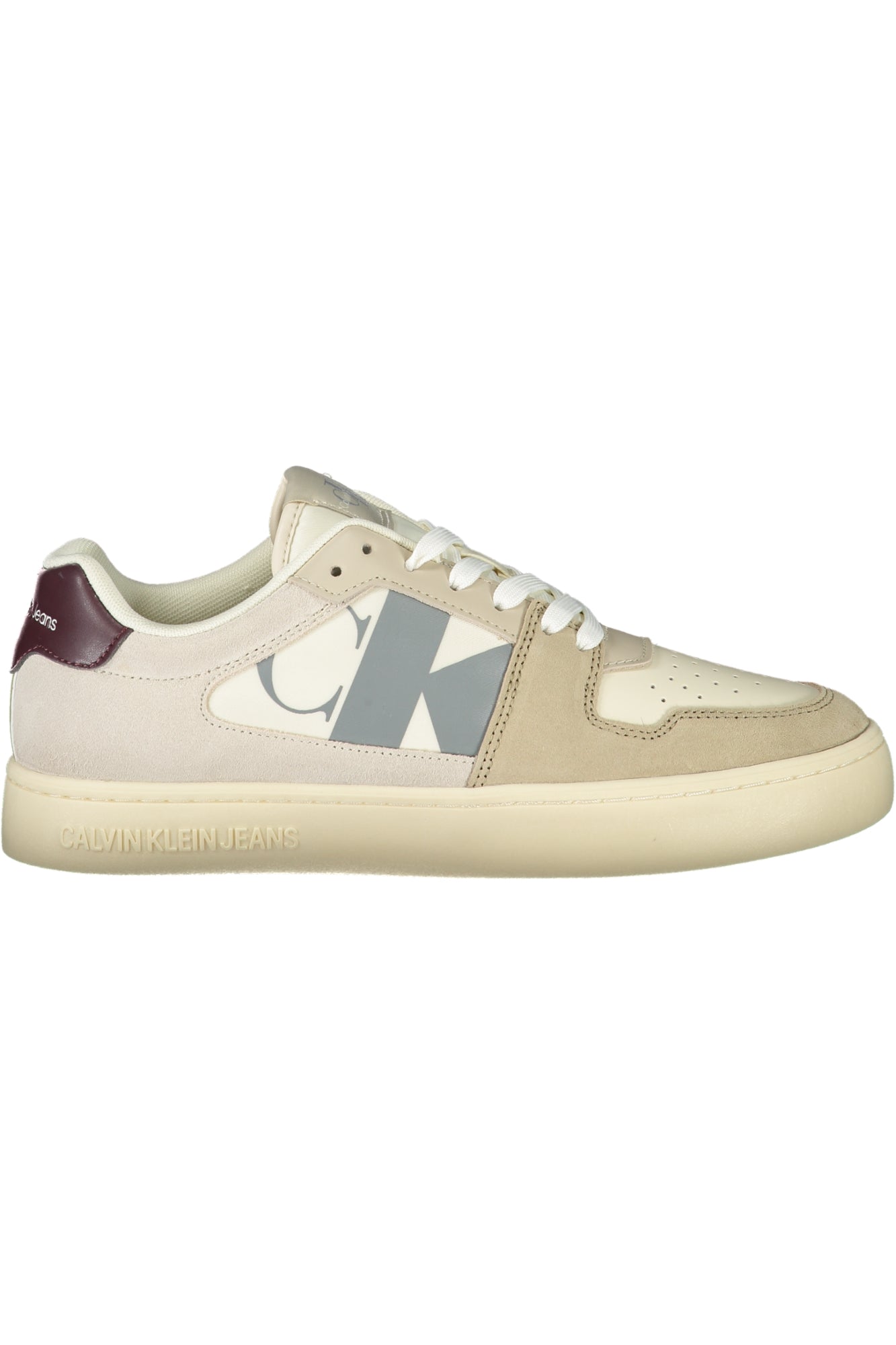 Calvin Klein Herren Sportschuhe Weiss Beige