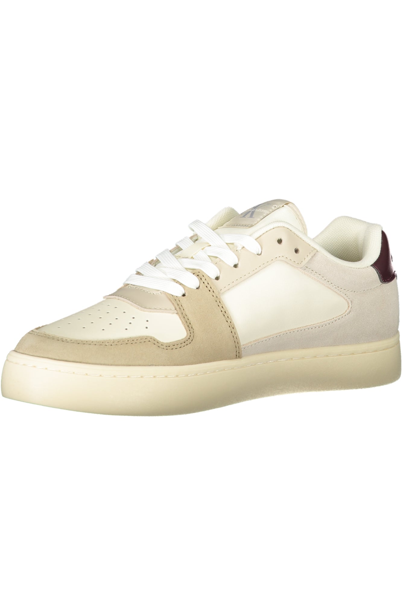 Calvin Klein Herren Sportschuhe Weiss Beige