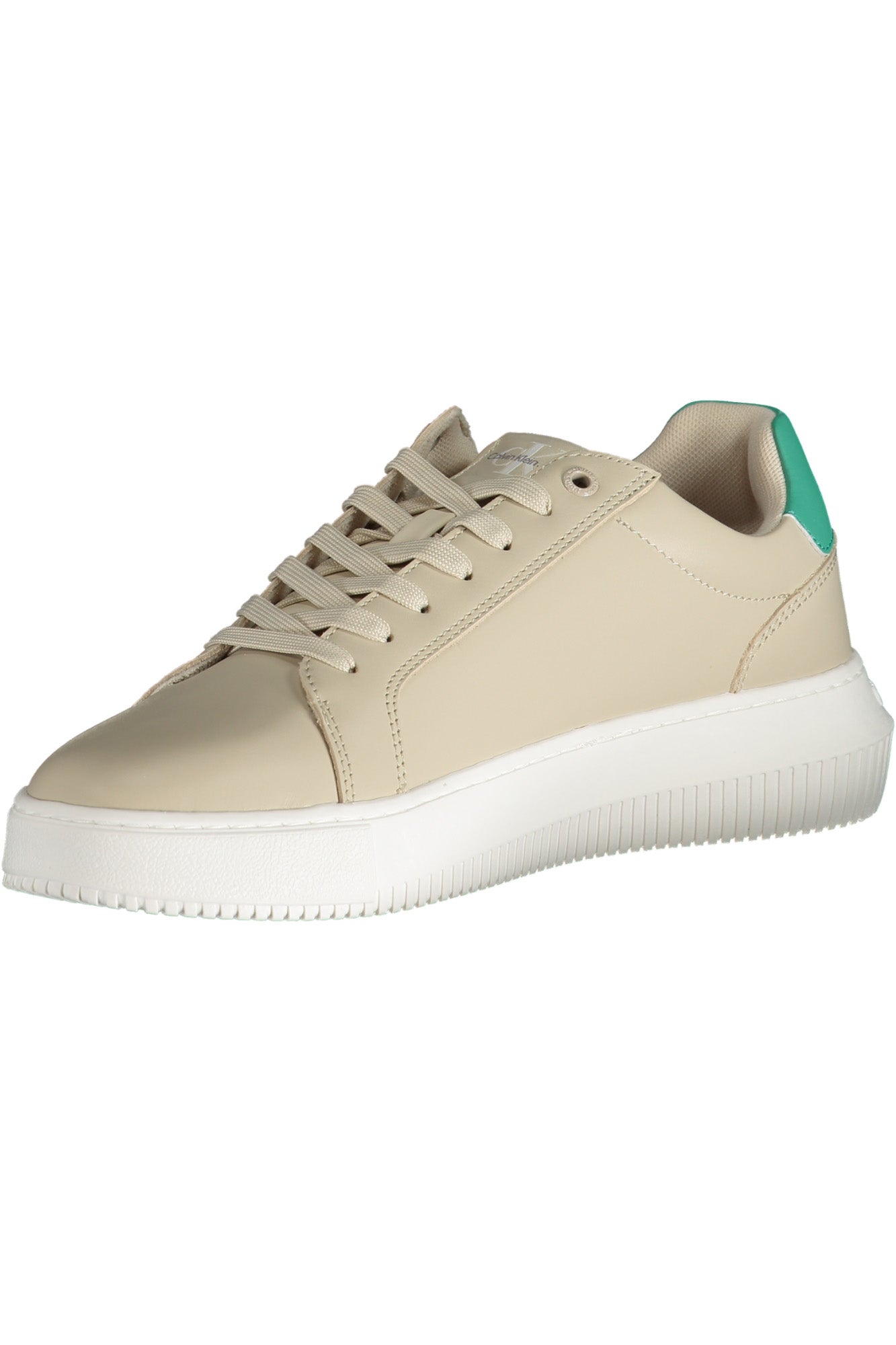 CALVIN KLEIN Herren Sneaker – Sportschuh mit Schnürsenkern Beige
