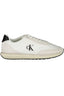 CALVIN KLEIN Herren Sneaker – Sportschuh mit Schnürsenkel Weiß