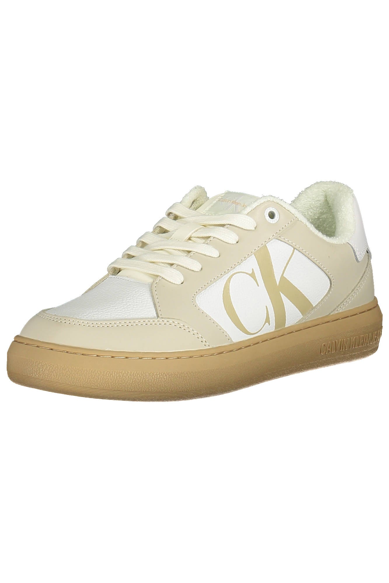 CALVIN KLEIN Herren Sneaker – Sportschuh mit Schnürsenkeln Weiß Hauptbild