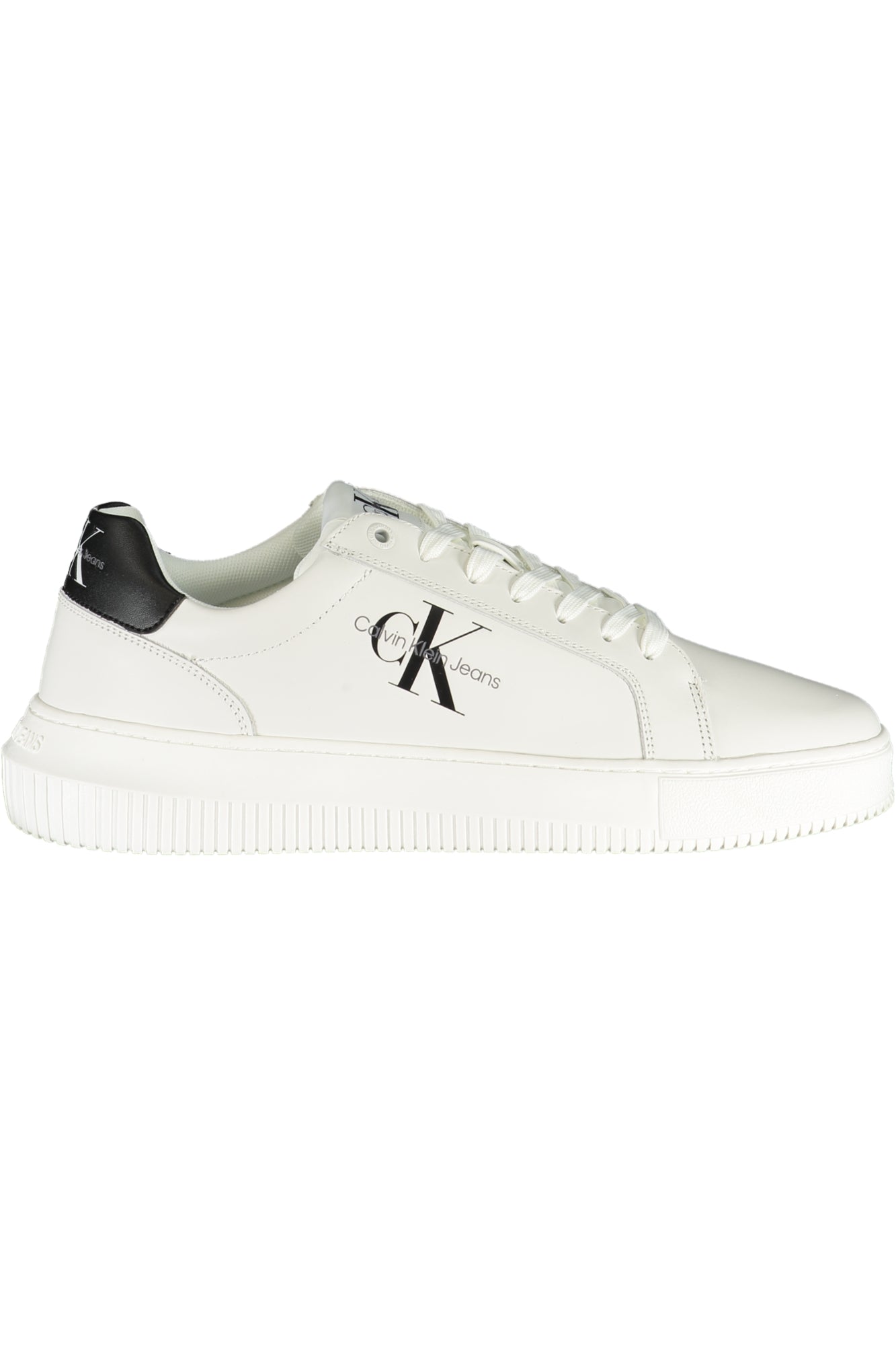 CALVIN KLEIN Herren Sneaker – Sportschuh mit Schnürsenkern Weiß