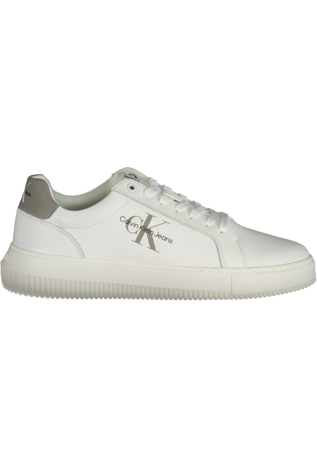 CALVIN KLEIN Herren Sneaker – Sportschuh mit Schnürsenkern Weiß