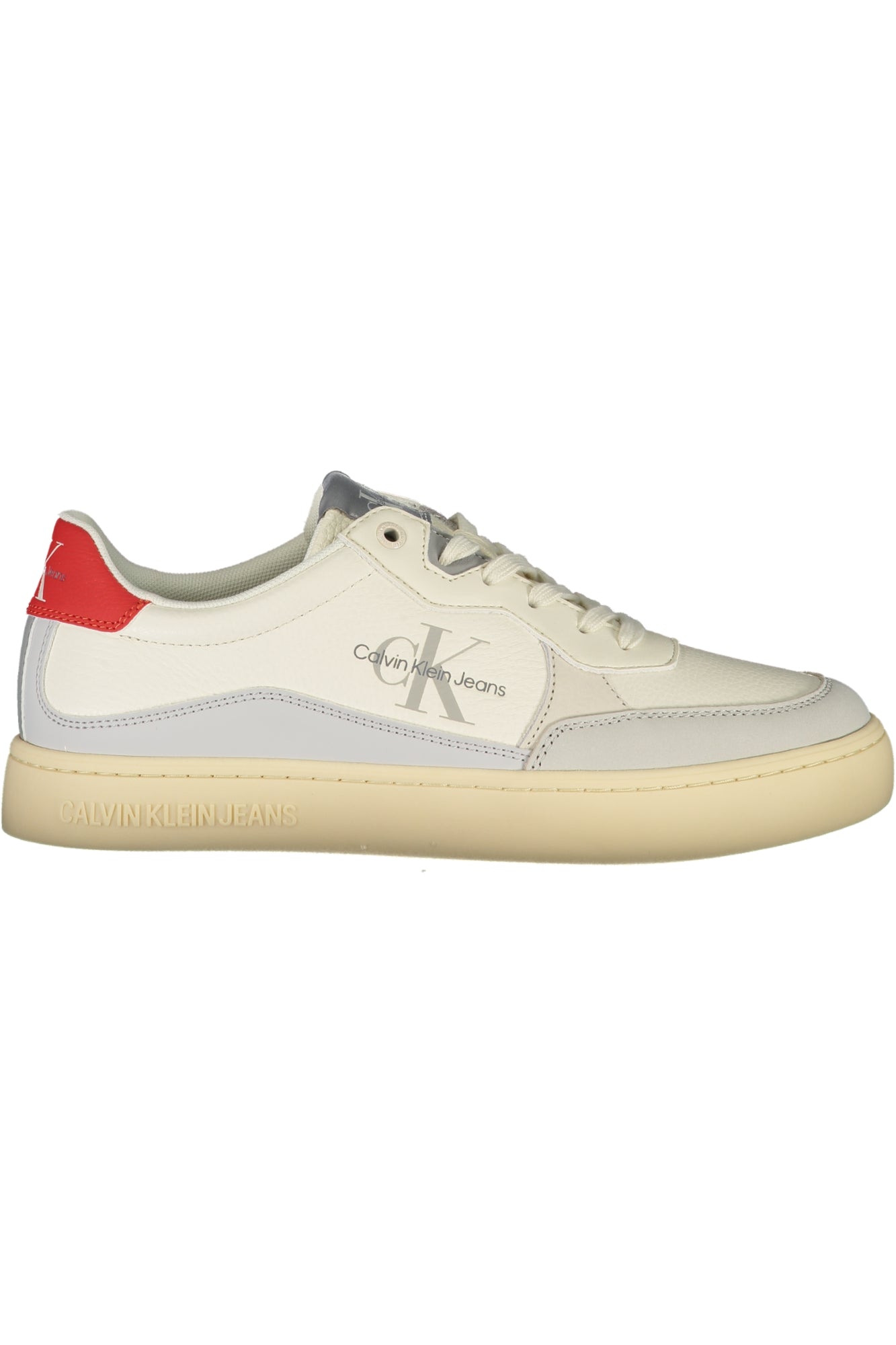 CALVIN KLEIN Herren Sneaker – Sportschuh mit Schnürsenkern Weiß Hauptbild