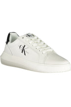 CALVIN KLEIN WEISSE HERREN-SPORTSCHUHE