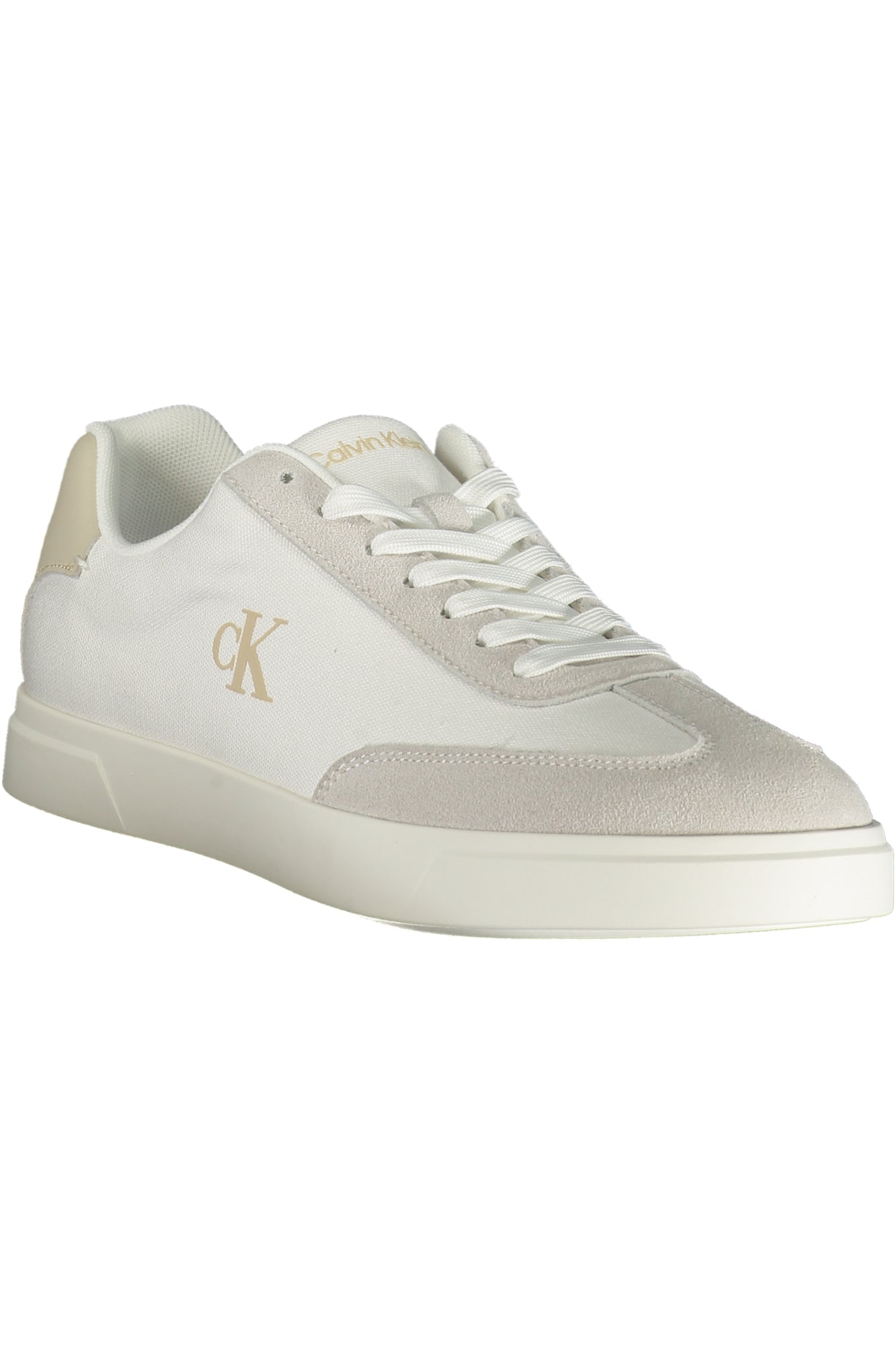 CALVIN KLEIN Herren Sneaker – Sportschuh mit Schnürsenkeln Weiß