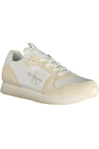CALVIN KLEIN WEISSE HERREN-SPORTSCHUHE